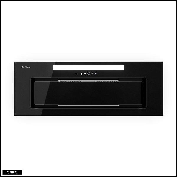Hotte Casquette Aspirante Silencieuse - 80 cm - 510 m3/h - LOTEO - Noir