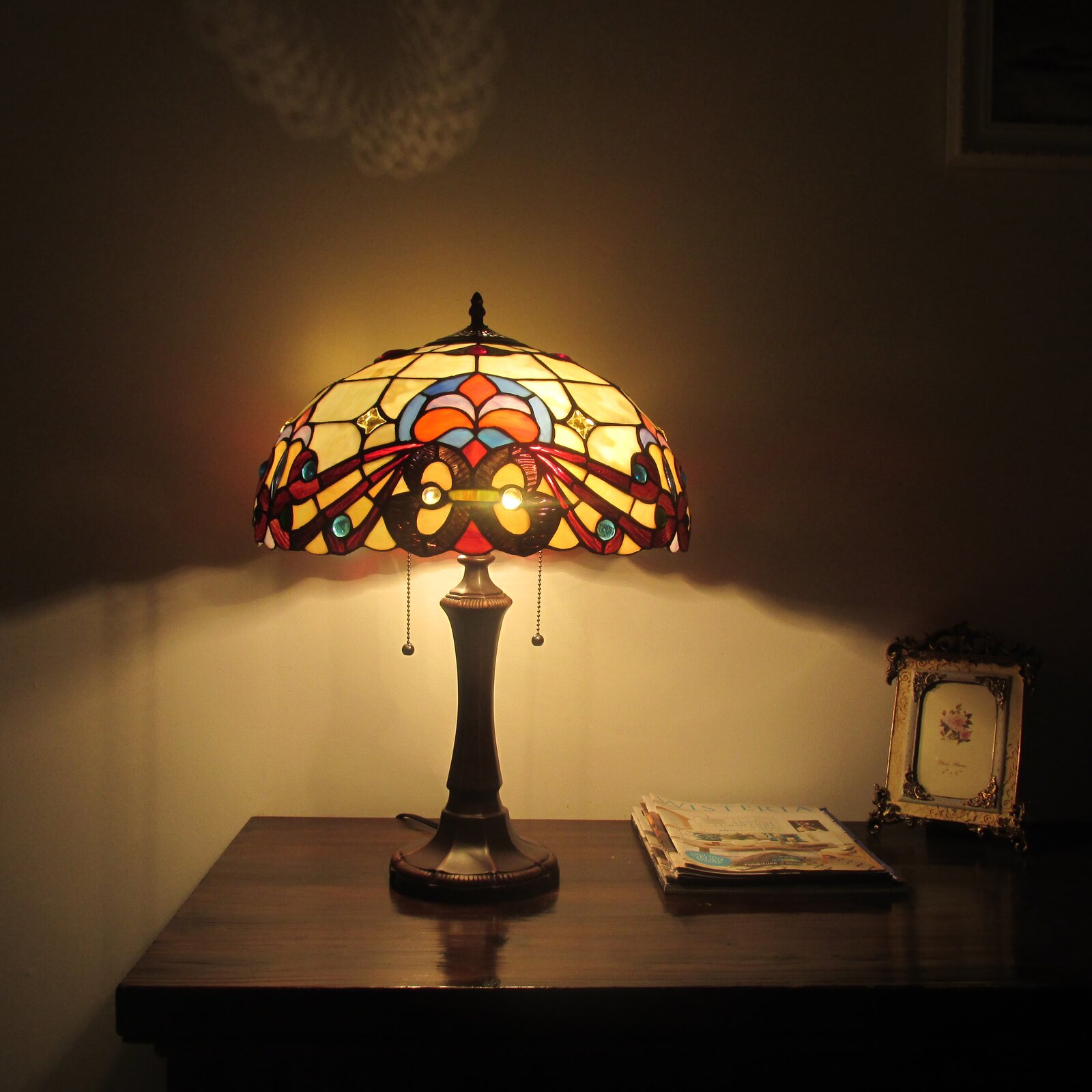 Juan Tiffany 2 Light Victorian 22