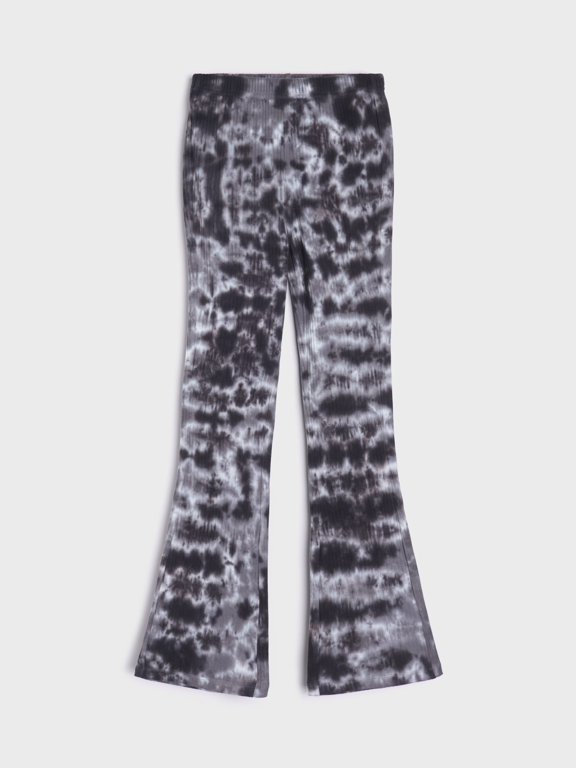 Legginsy flare ze wzorem tie dye