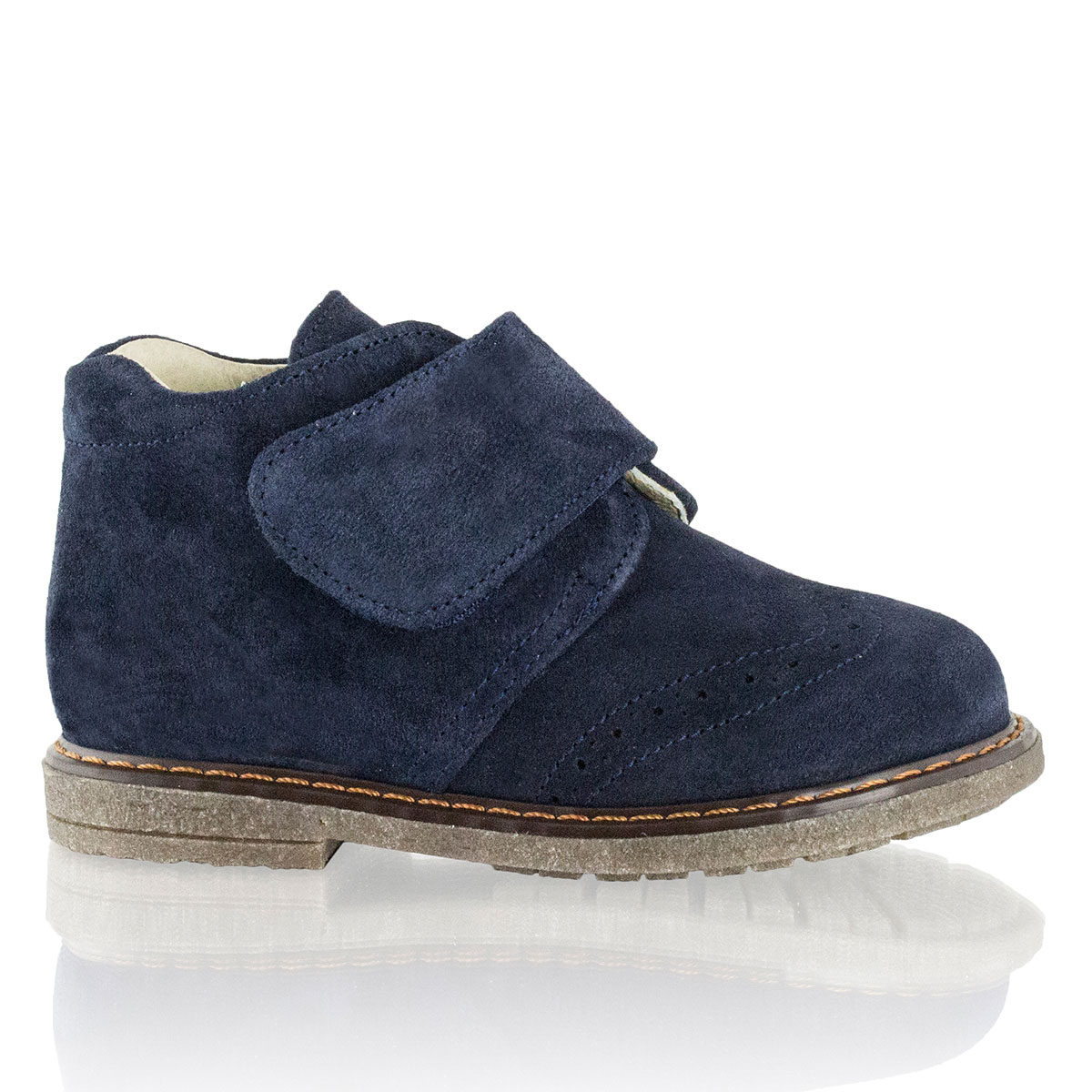 Russell & Bromley LOGAN Brogue Velcro Boot