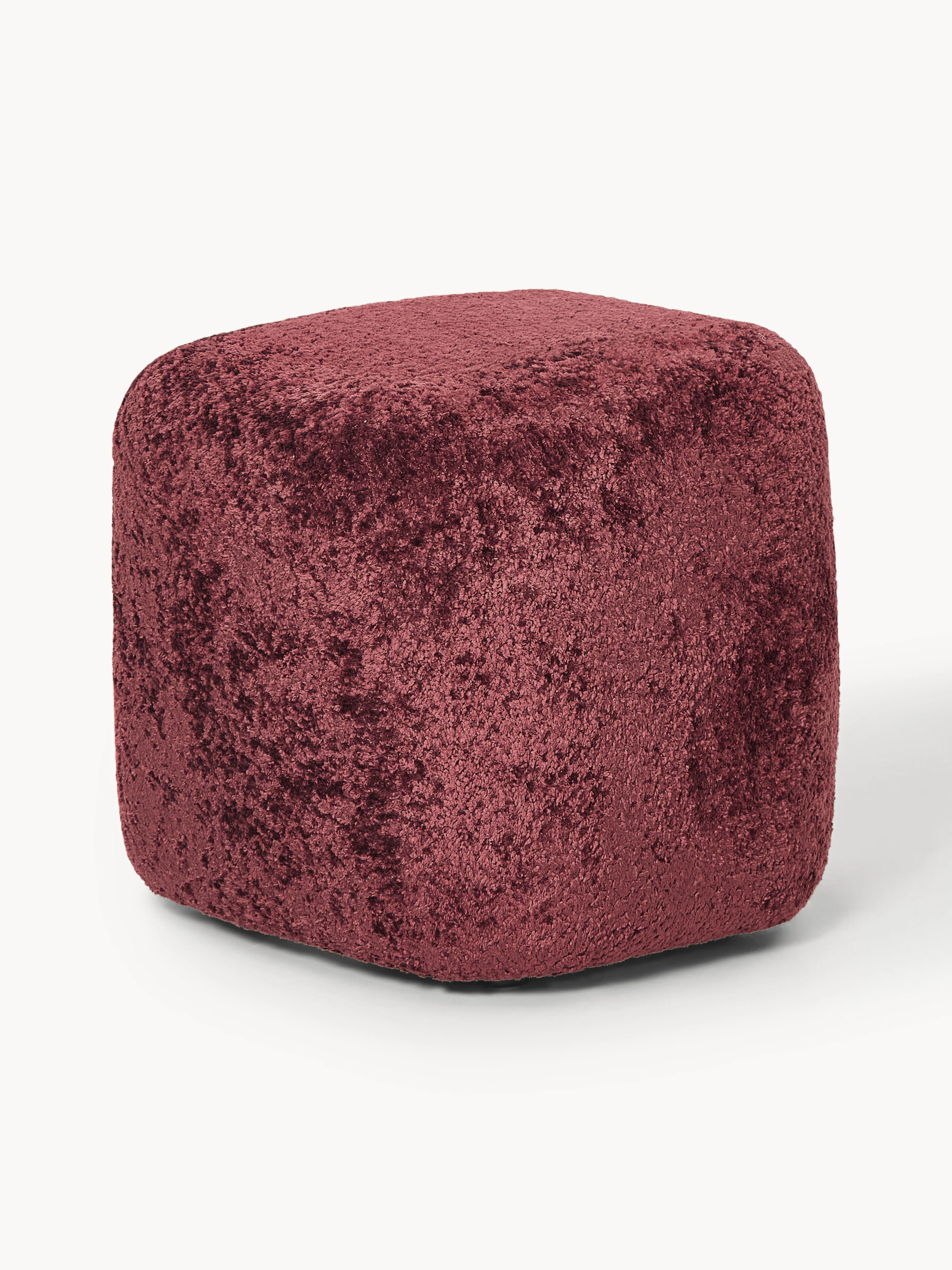Hohe Ottomane Wolke aus Teddy-Bouclé