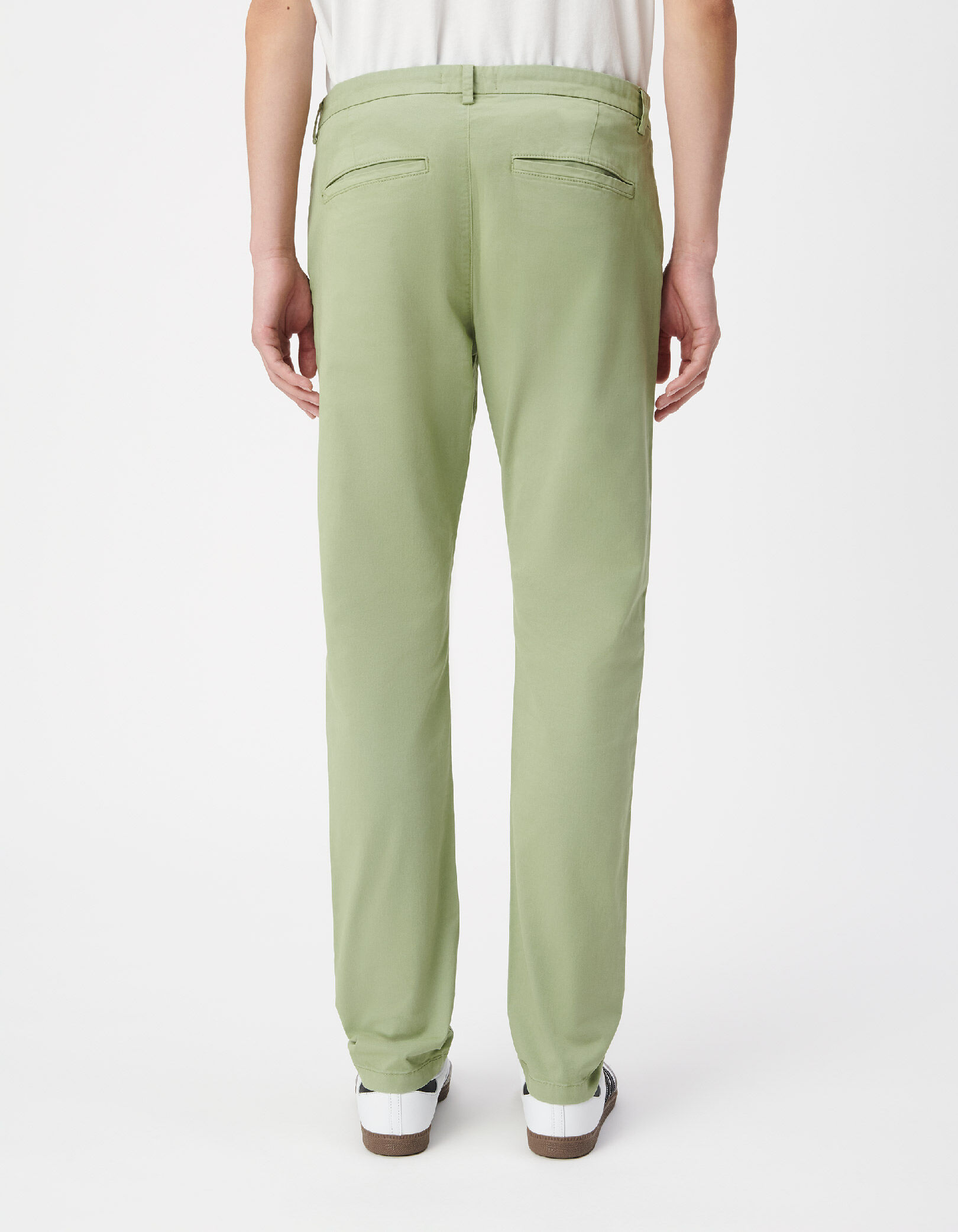 Pantalon chino slim bleu Homme