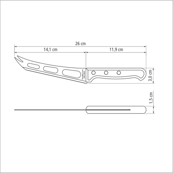Messer »LANDHAUS«, Käse-Messer, 26 cm