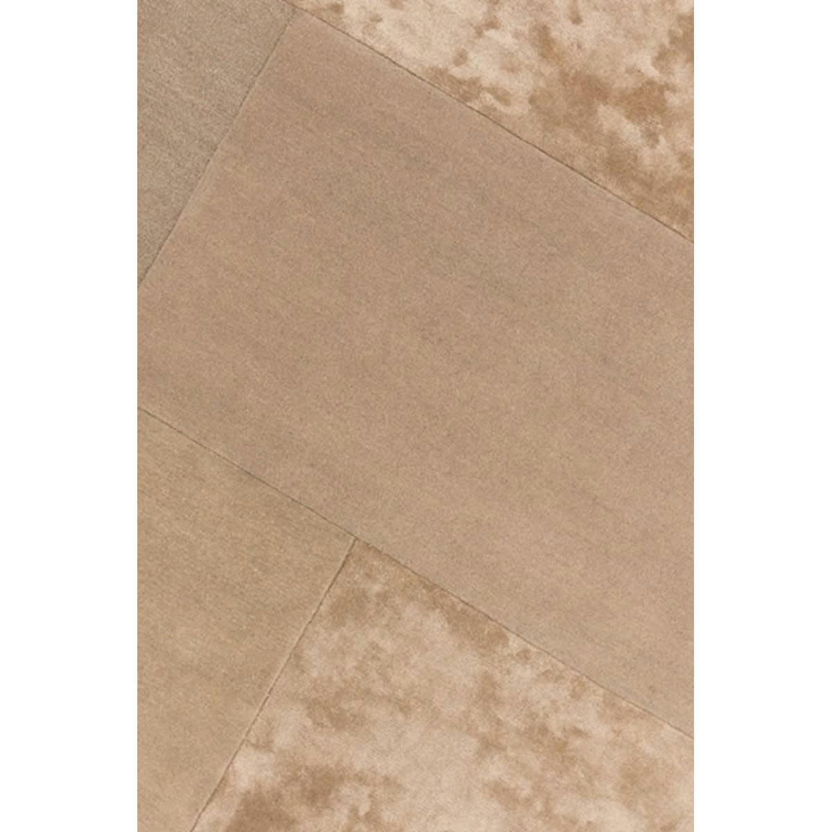 SLATE - Tapis tufté main en Laine Beige 160x230 cm
