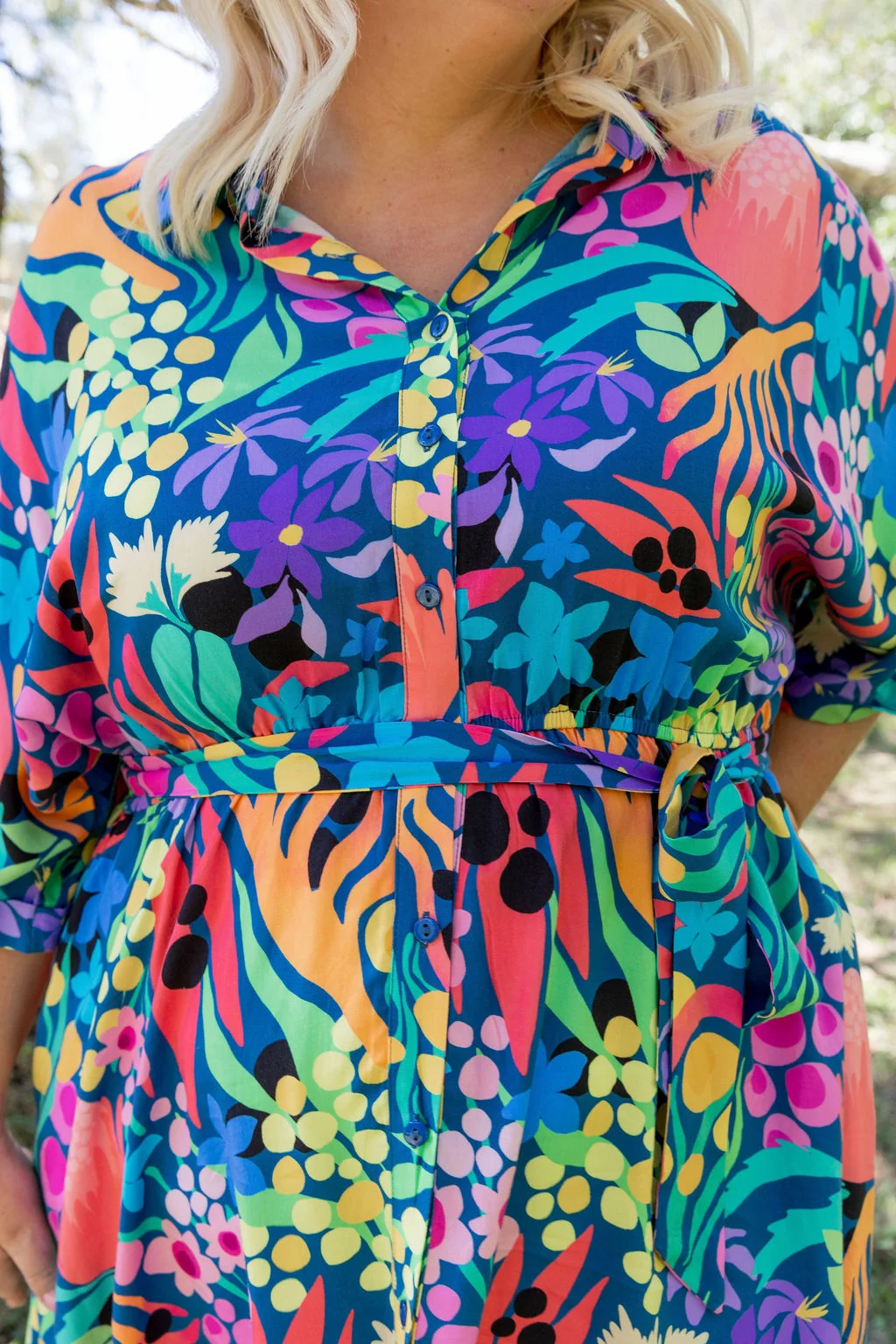 Maddy Dress in Natives by Kasey Rainbow