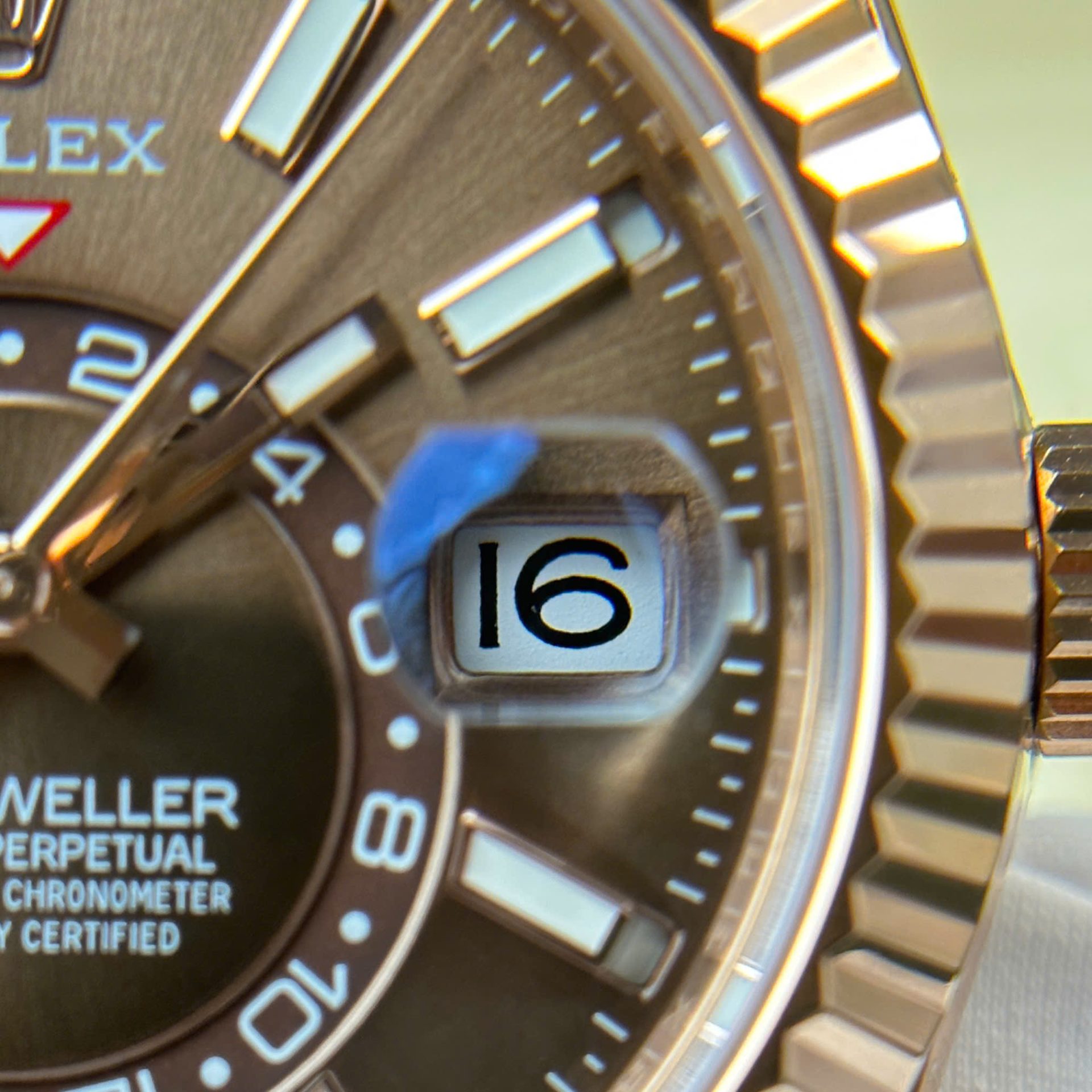 Rolex Sky-Dweller 336235 RG Plated Chocolate Dial 42mm Oysterflex Super Clone