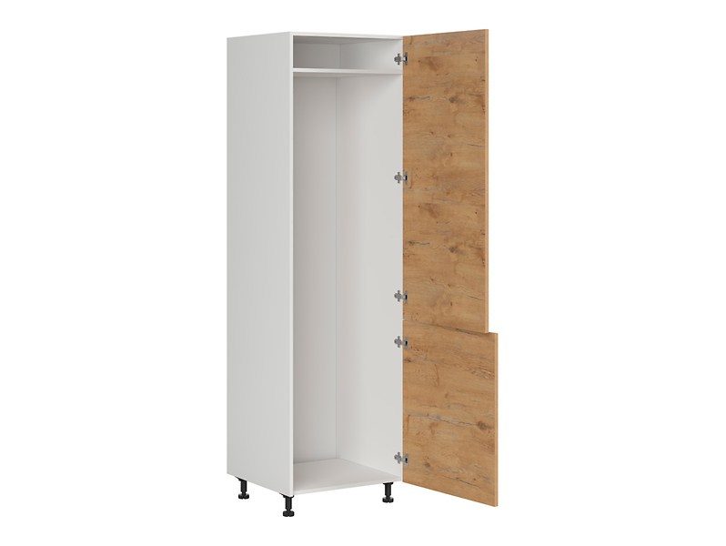 Szafka pod zabudowę lodówki Hamper 60 cm prawa dąb lancelot