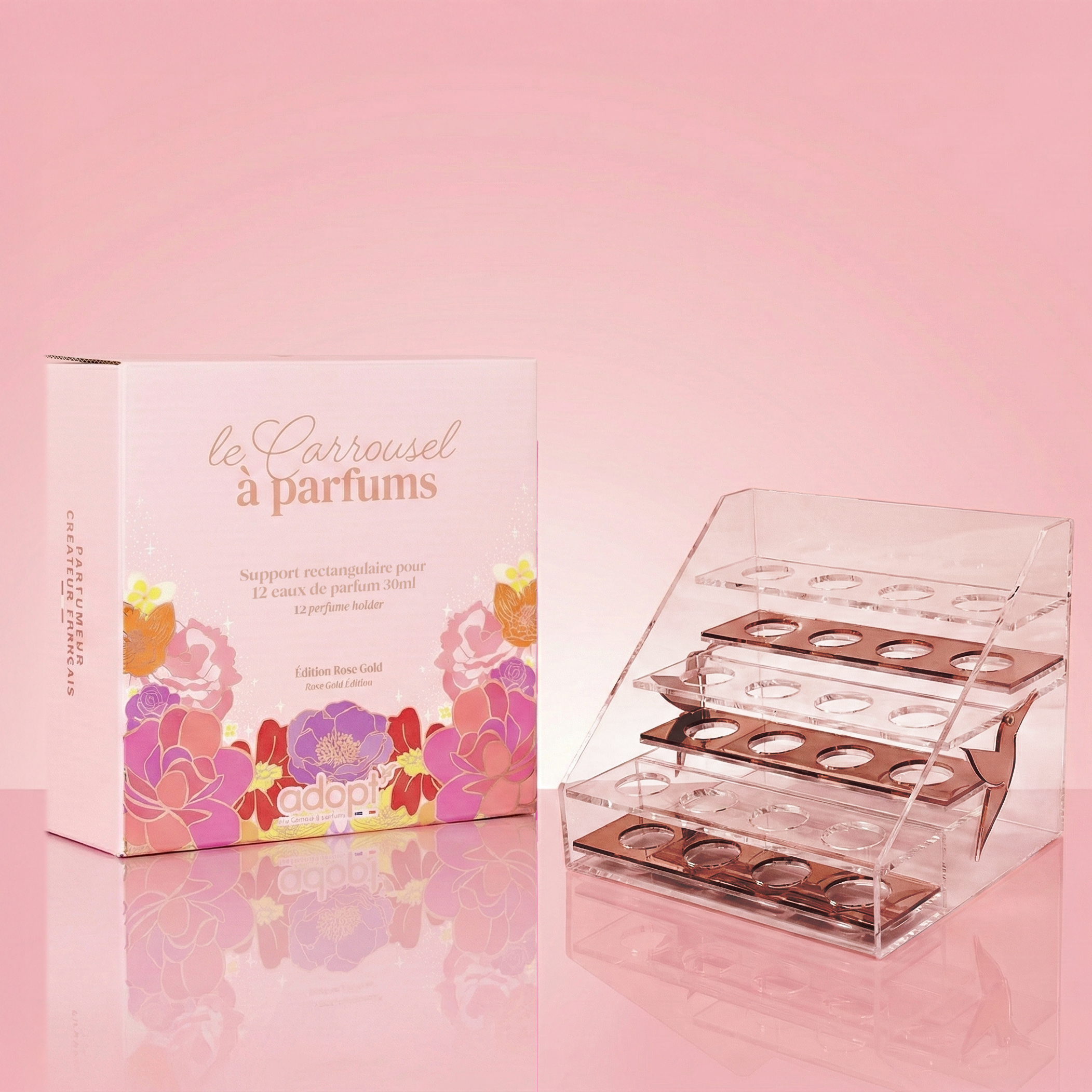 Le carrousel à parfumsPrésentoir 12 eaux de parfums 30ml