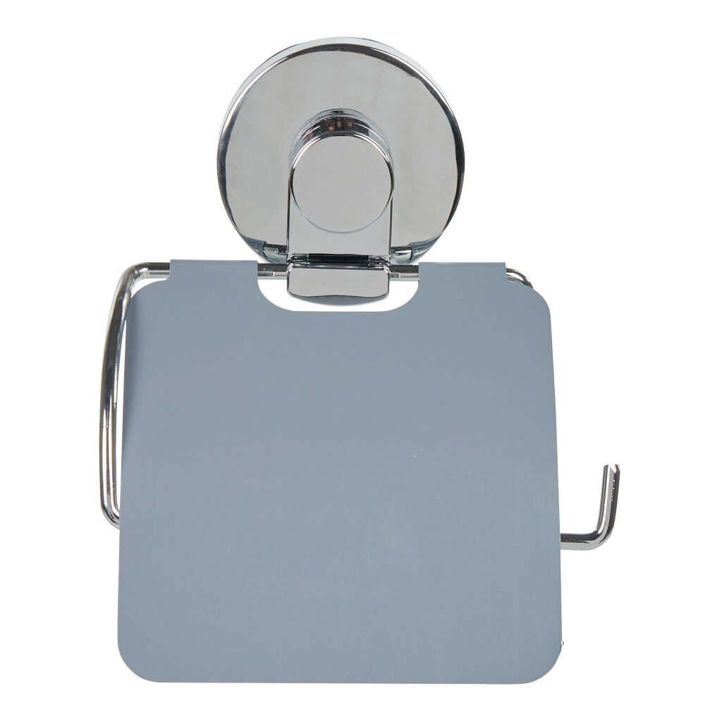 Dérouleur papier toilette à ventouse gris