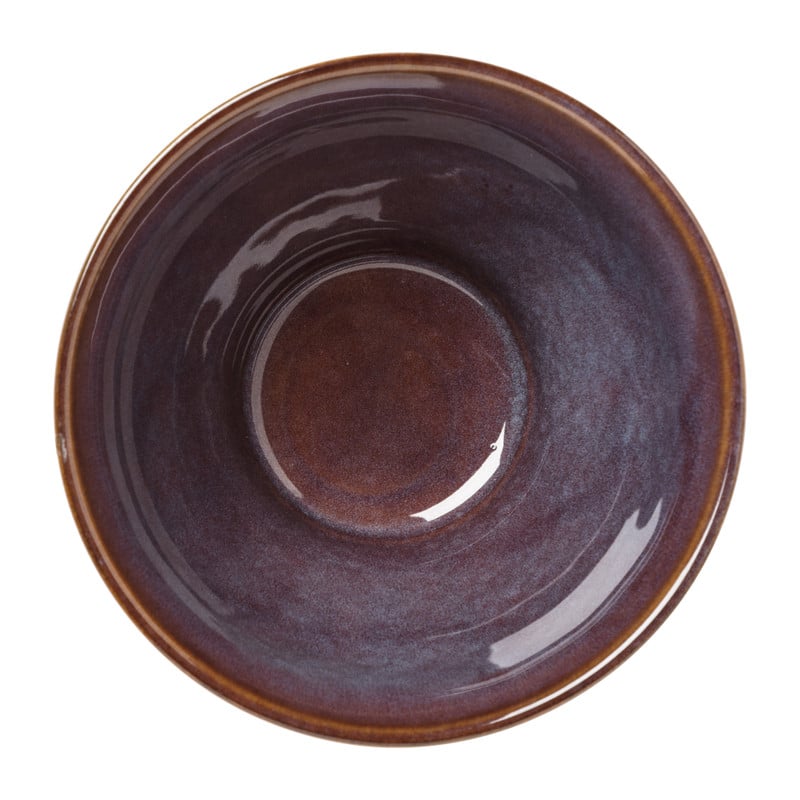 Schaal facet - bruin - &Oslash;13x7.5 cm