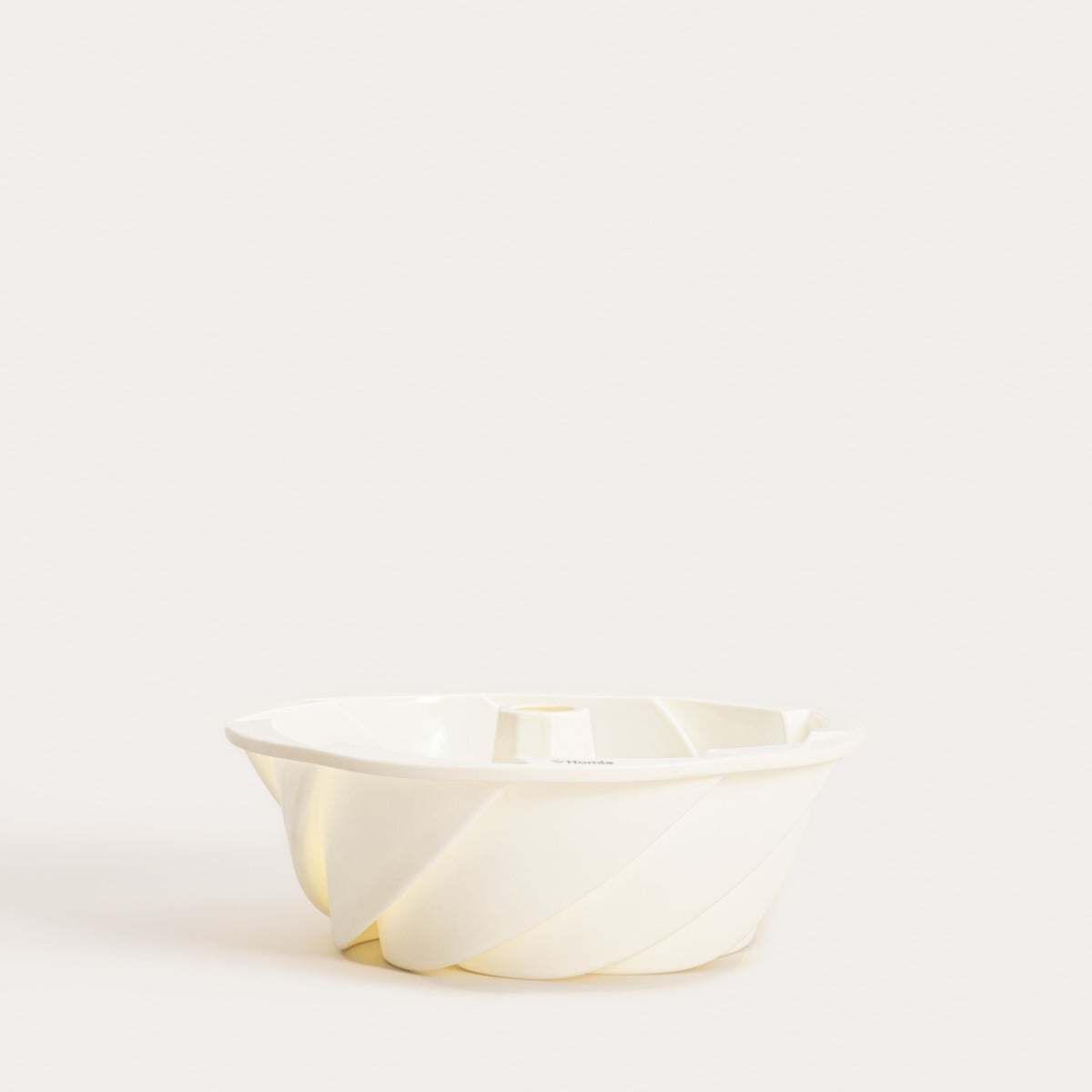 Forma silikonowa MOLLIS ES na babkę spirala śmietankowa 24,5x9 cm
