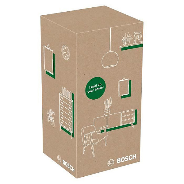 Niveau laser EasyLevel Bosch compact vert avec support mural et point laser