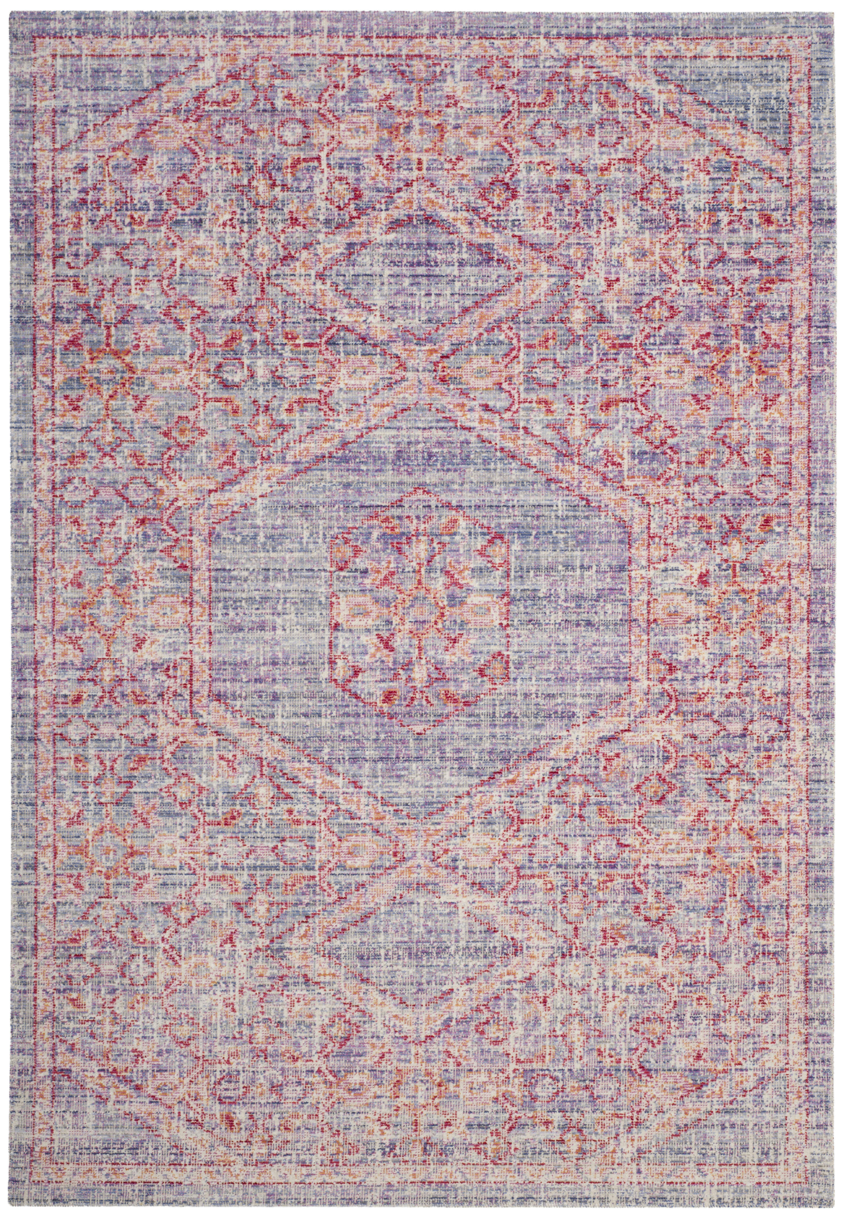 WINDSOR - Tapis de salon interieur en lavande & fuchsia, 152 x 213 cm