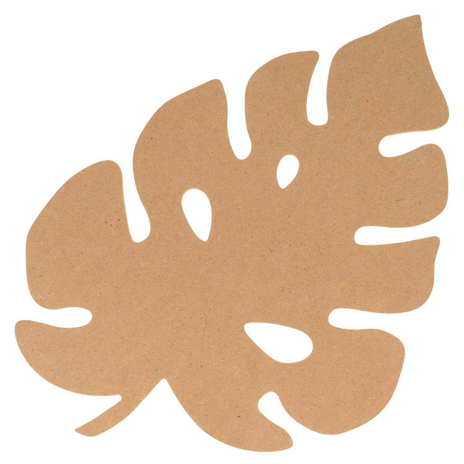 - Feuille de monster en bois MDF 25 cm