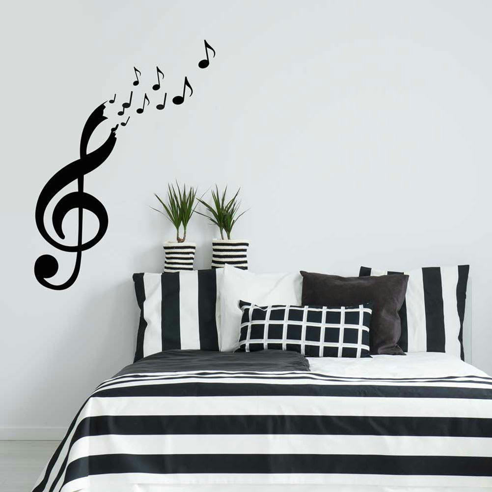 CLÉ DE SOL - Stickers muraux clé de sol 61x44cm