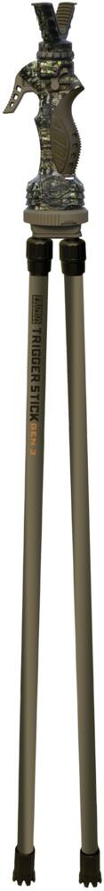 Primos Trigger Stick Gen3 Bipod Shooting Rifle Stabilizer, Camouflage, 24 to 64-in