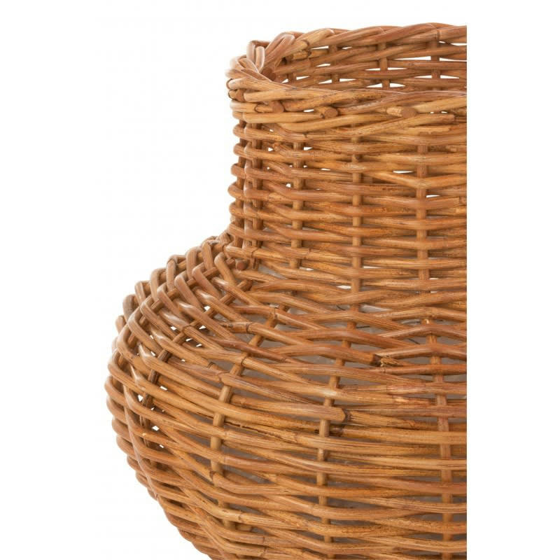 - Panier en bois naturel 49x49x38 cm