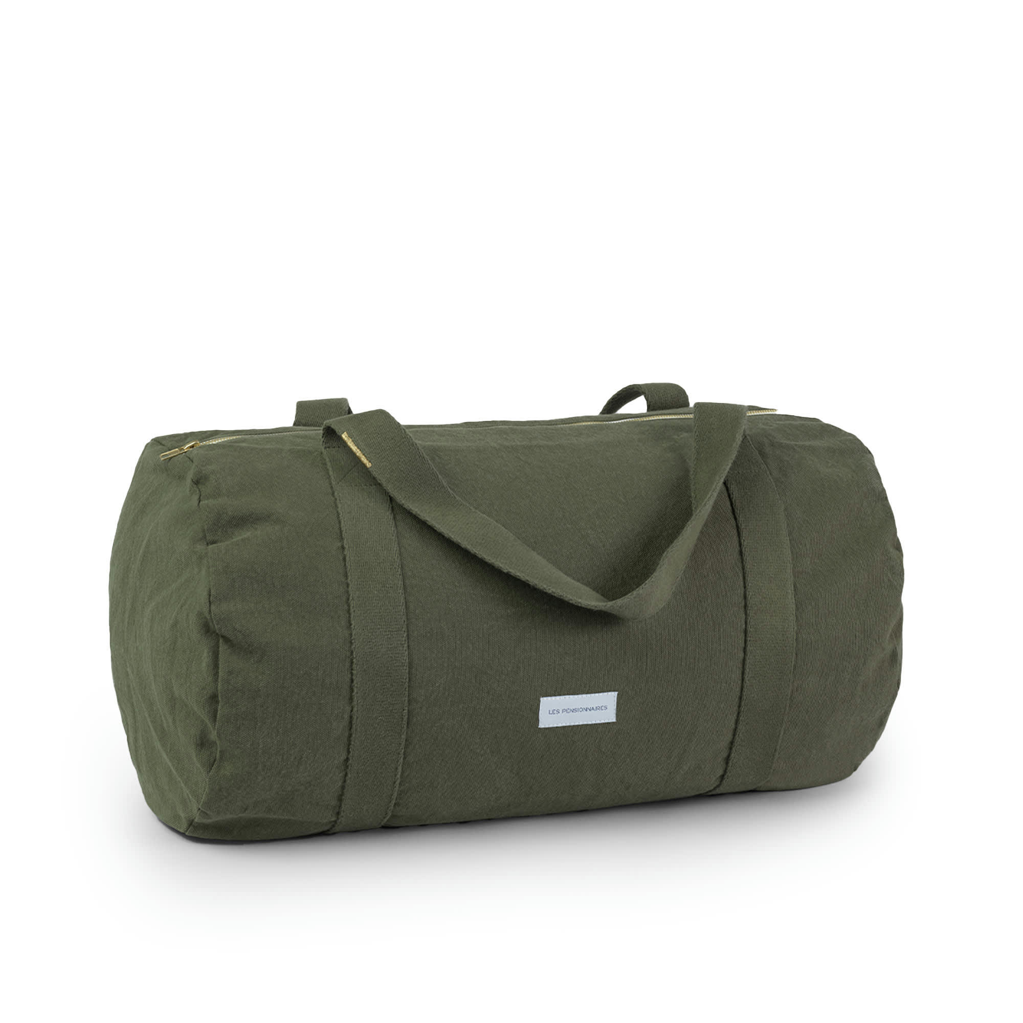 - Sac bowling en toile de coton bio vert câpre