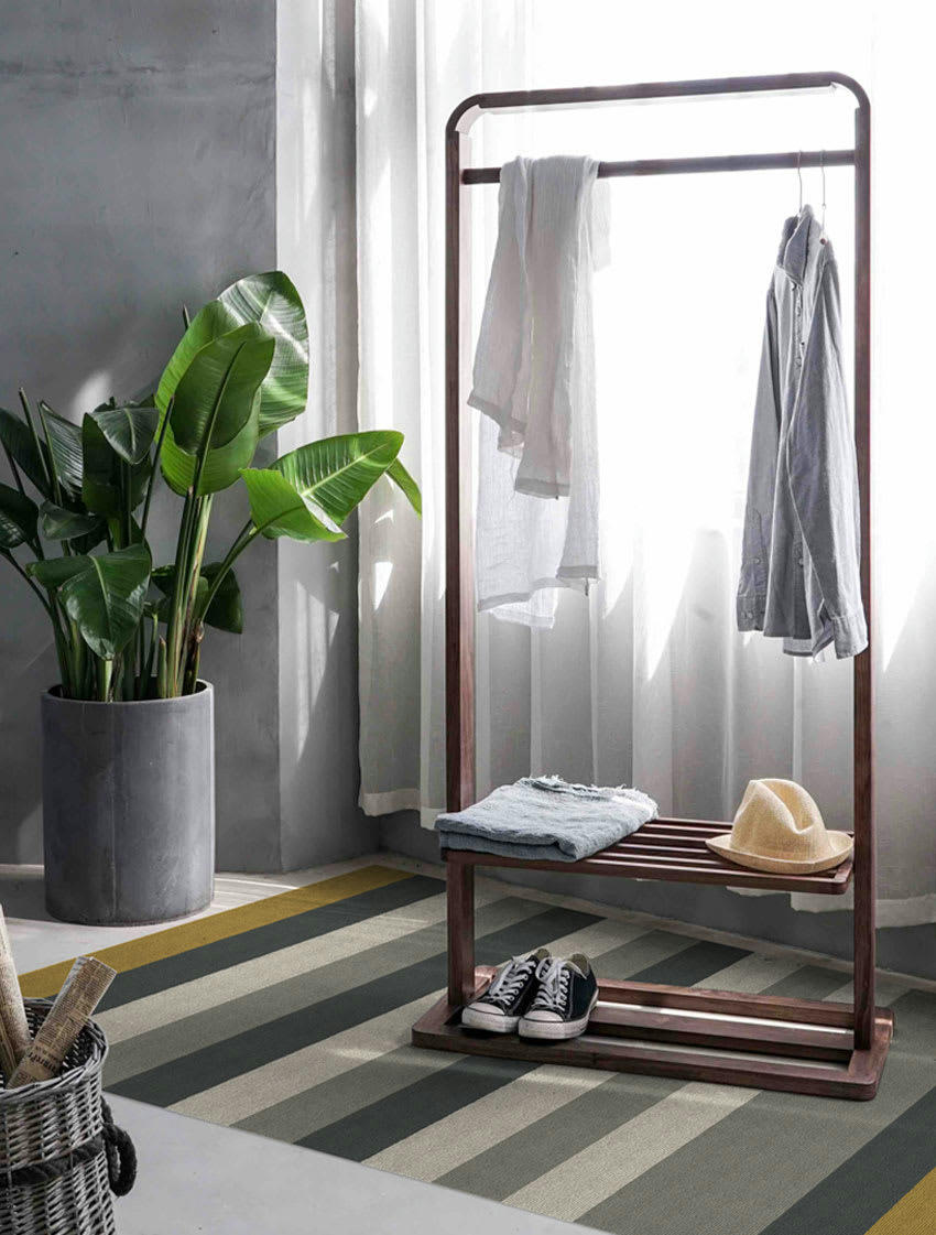 TEXTURES - Tapis en vinyle Sitges gris 60x80