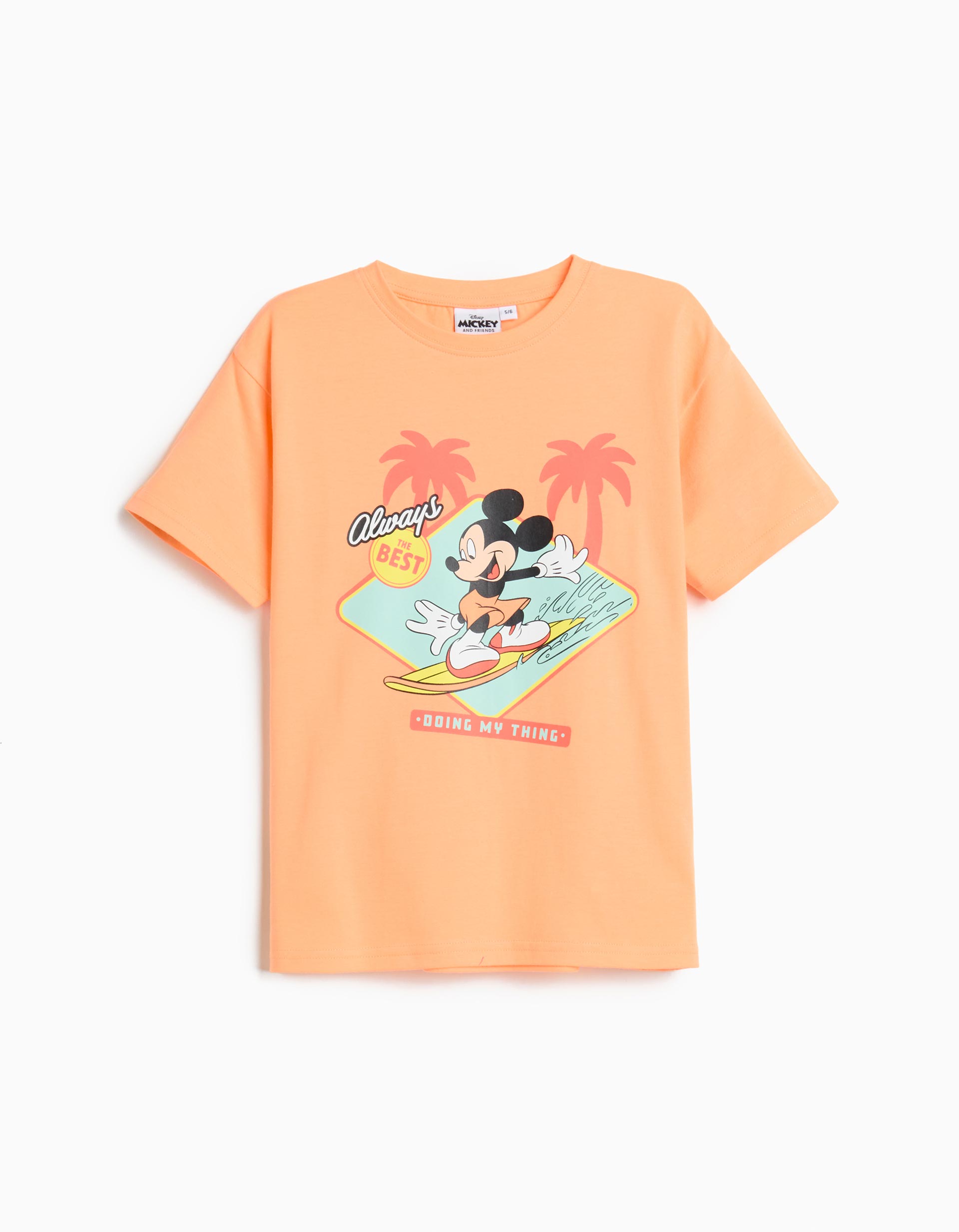 T-shirt 'Mickey' ©Disney, Menino, Laranja Claro