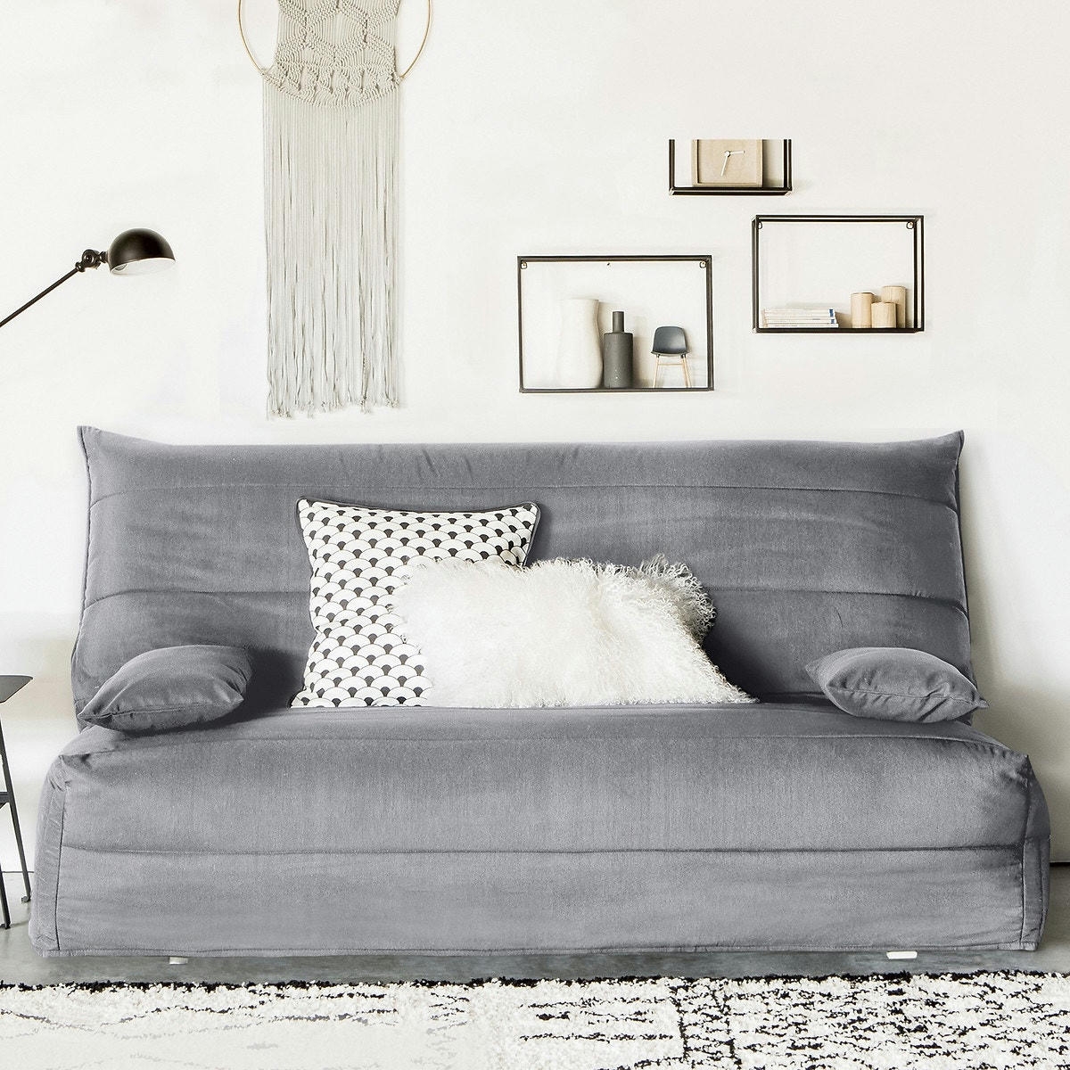 Lot de 2 housses coussin polycoton ASARET