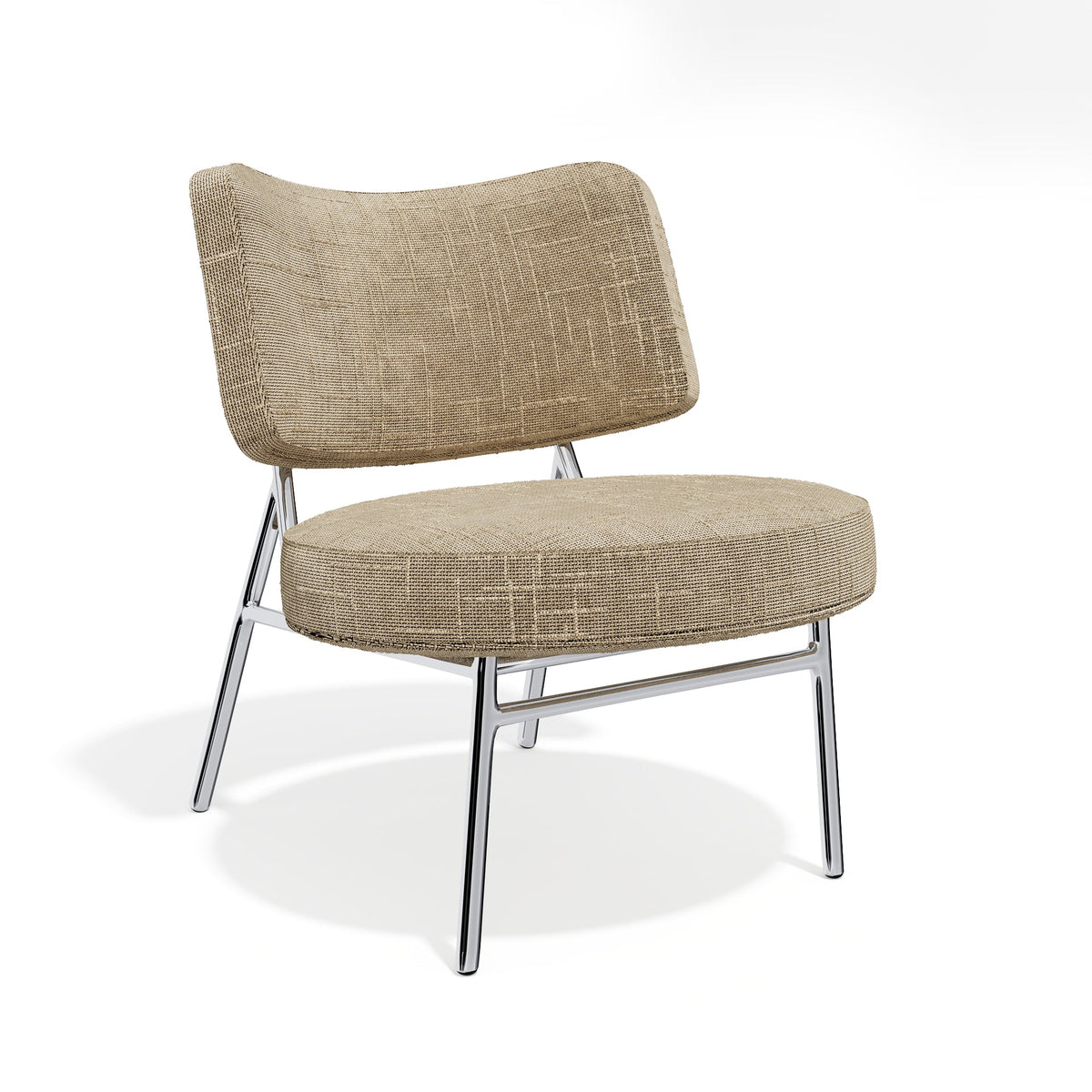 Sia Home - Lounge fauteuil IGGY - fluweel weefsel mol 60cm