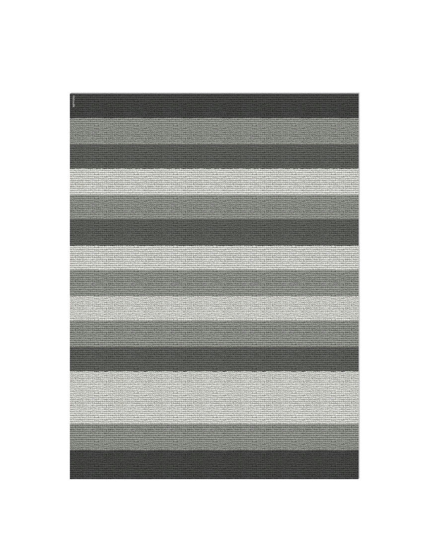 TEXTURES - Tapis en vinyle Alp gris 60x80