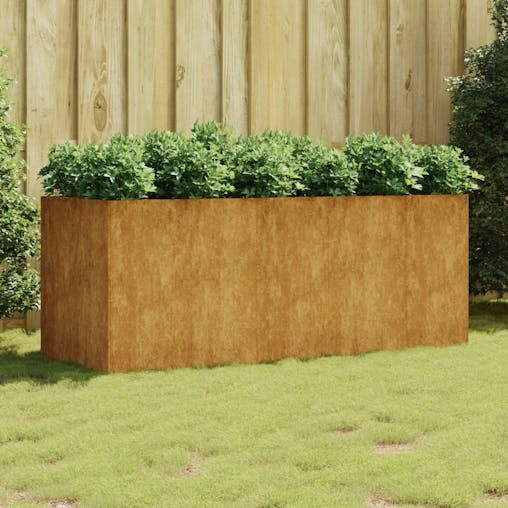 NNEVL Garden Raised Bed 200x80x80 cm Corten Steel