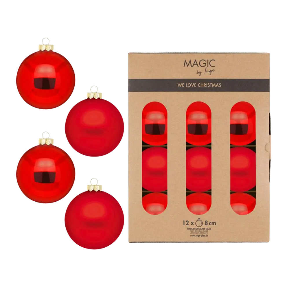 Weihnachtskugel-Set 12-teilig Magic