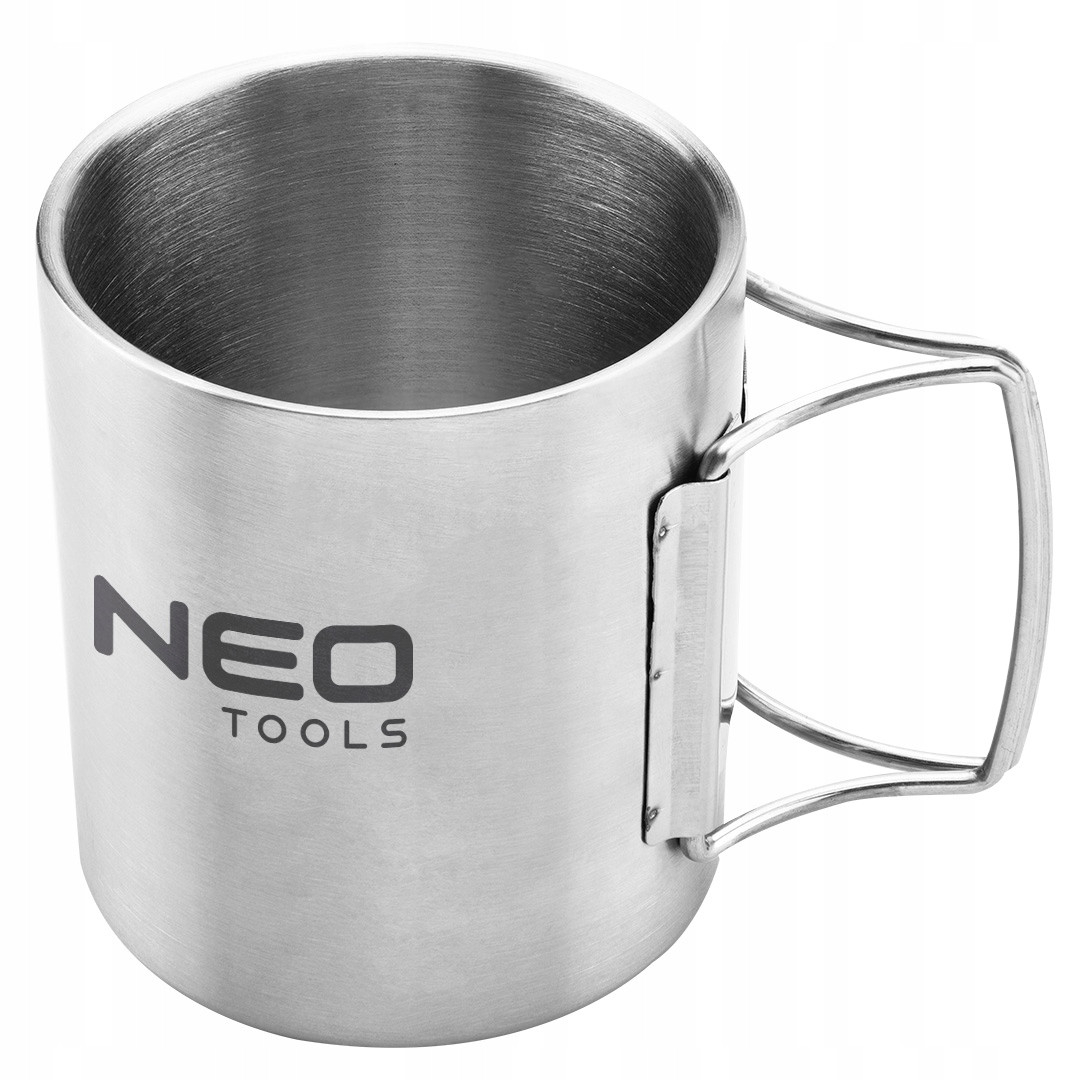 Kubek turystyczny stalowy kempingowy 320ml NEO Tools 63-150