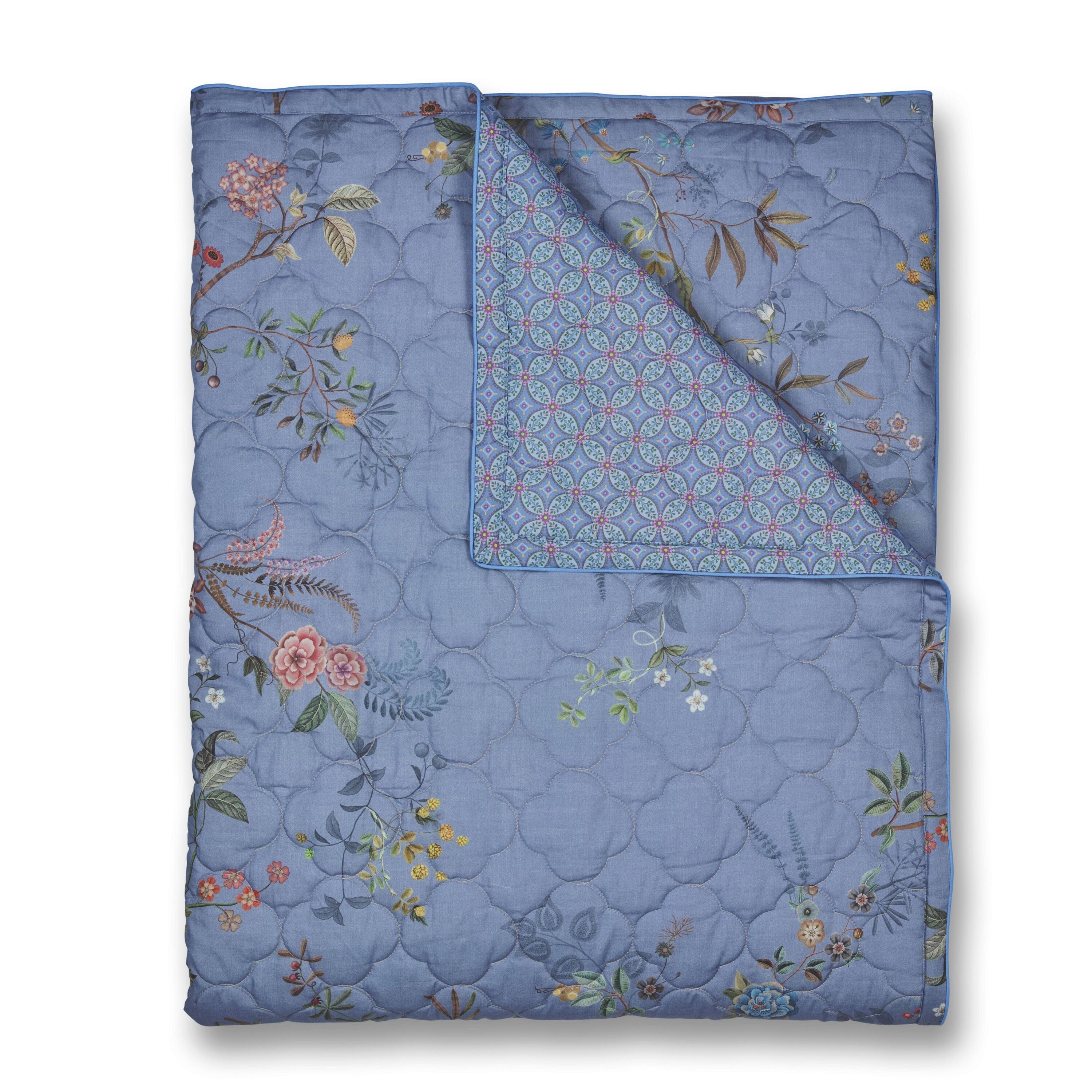 Pip Studio Bustani Sprei 150 x 200 cm - Blauw