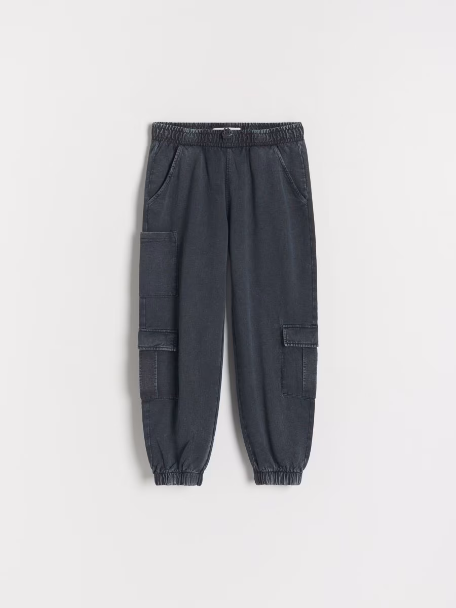 Cargo Trousers With Wash Effect