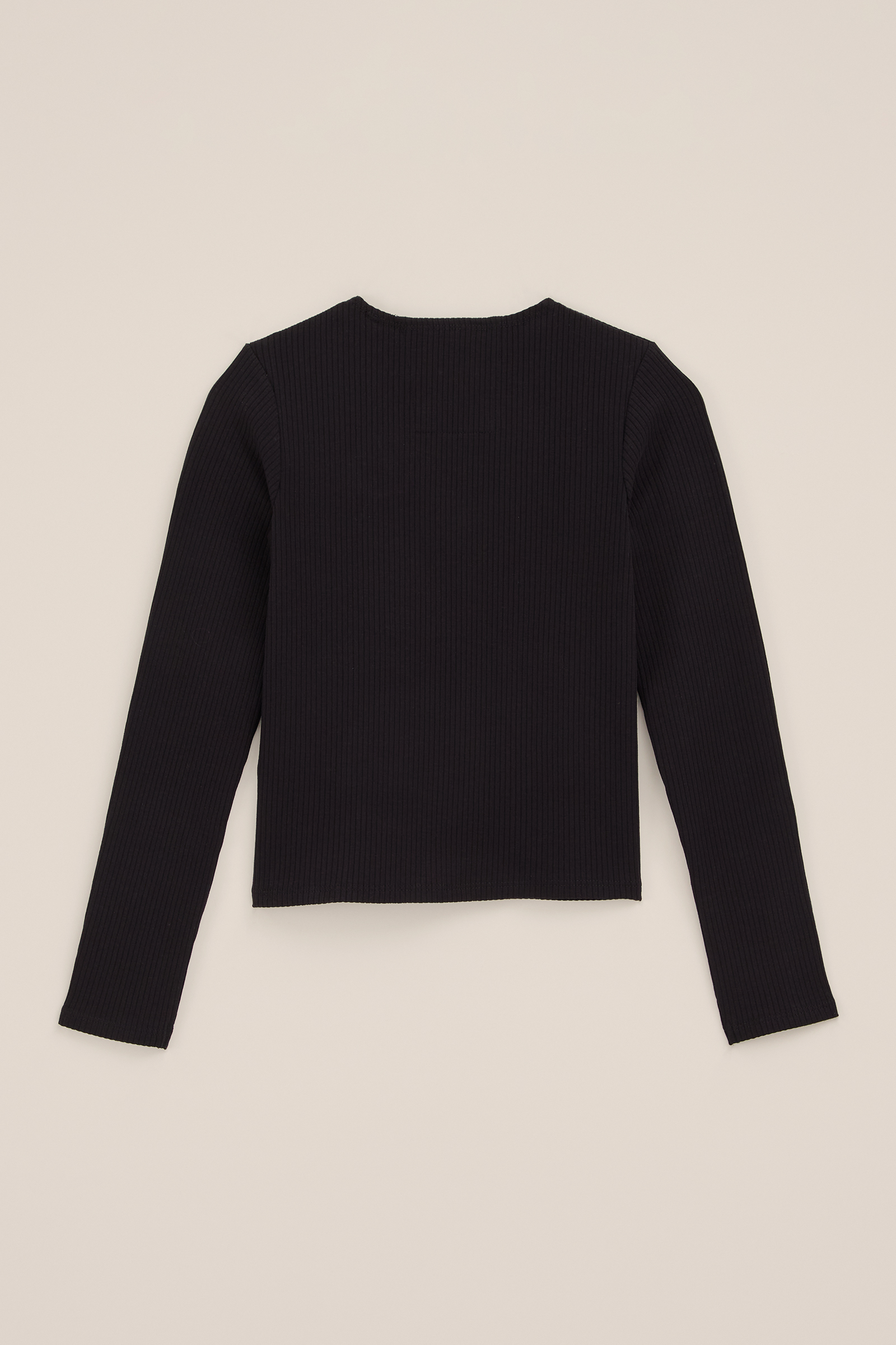 Meisjes T-shirt met rib structuur