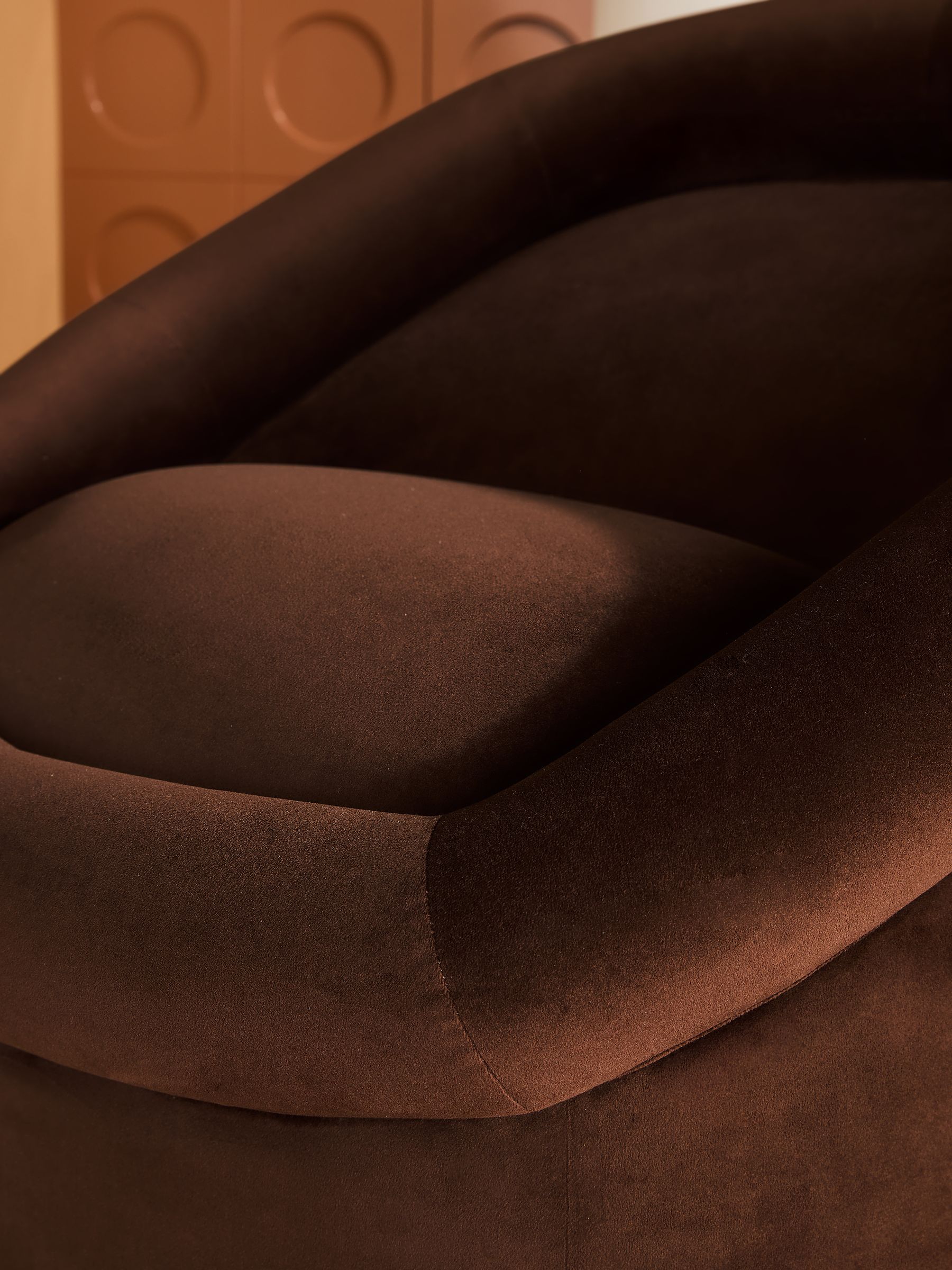 Seattle Accent Chair in Chocolate Brown