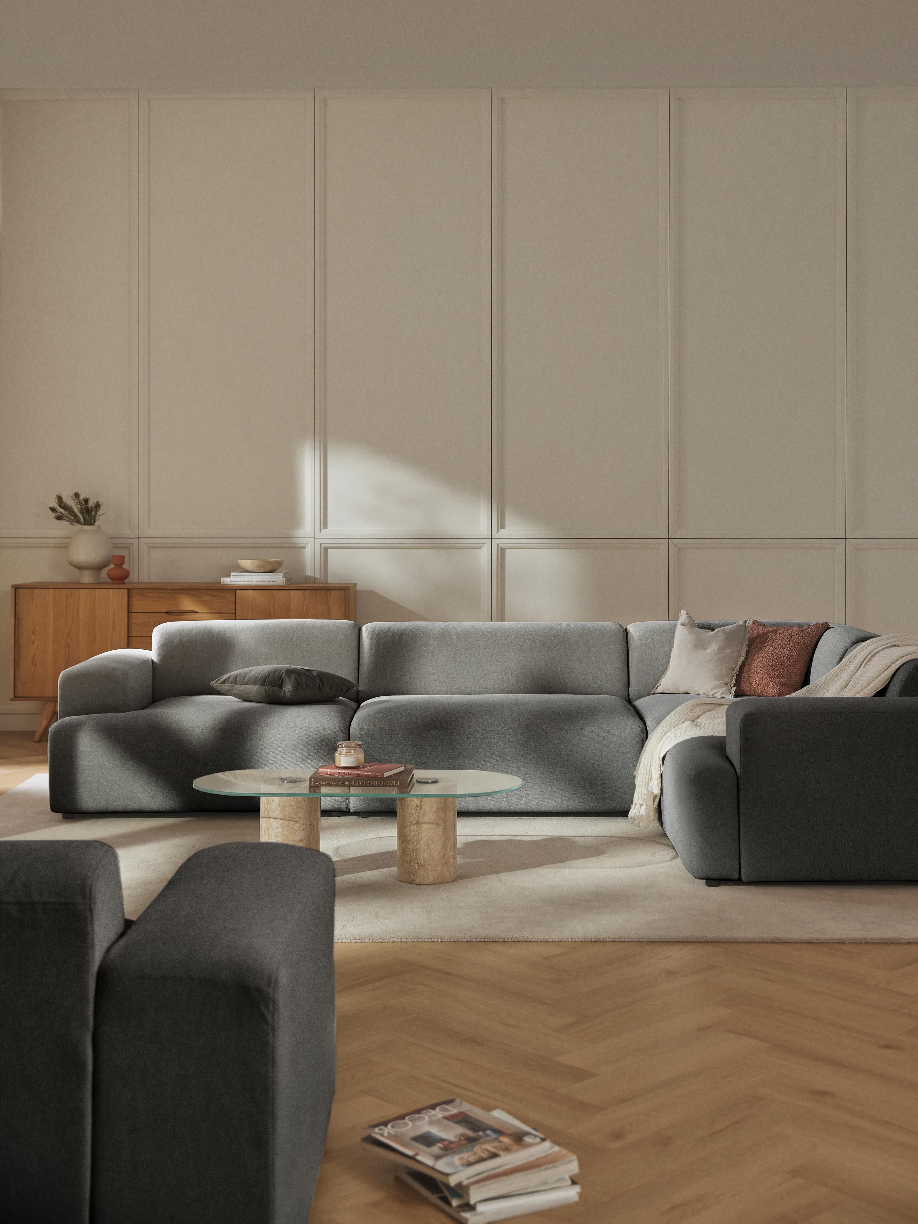 Großes Ecksofa Melva (4-Sitzer)