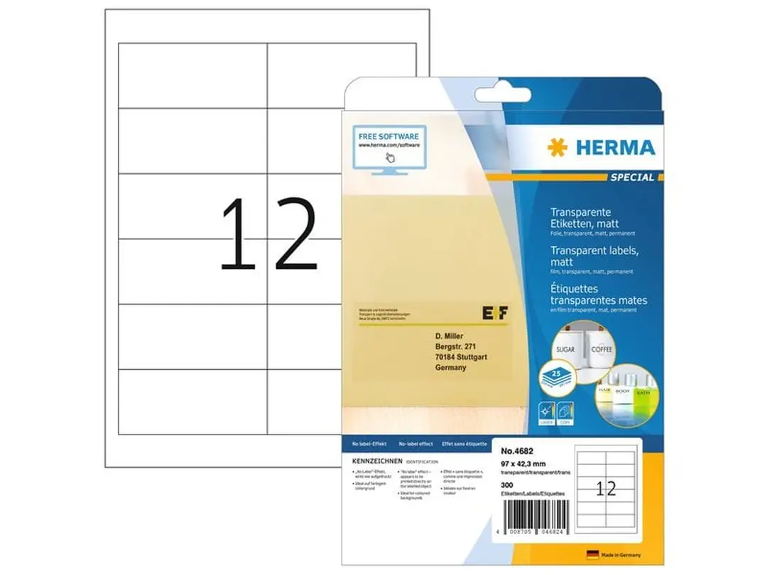 Etiketten Herma