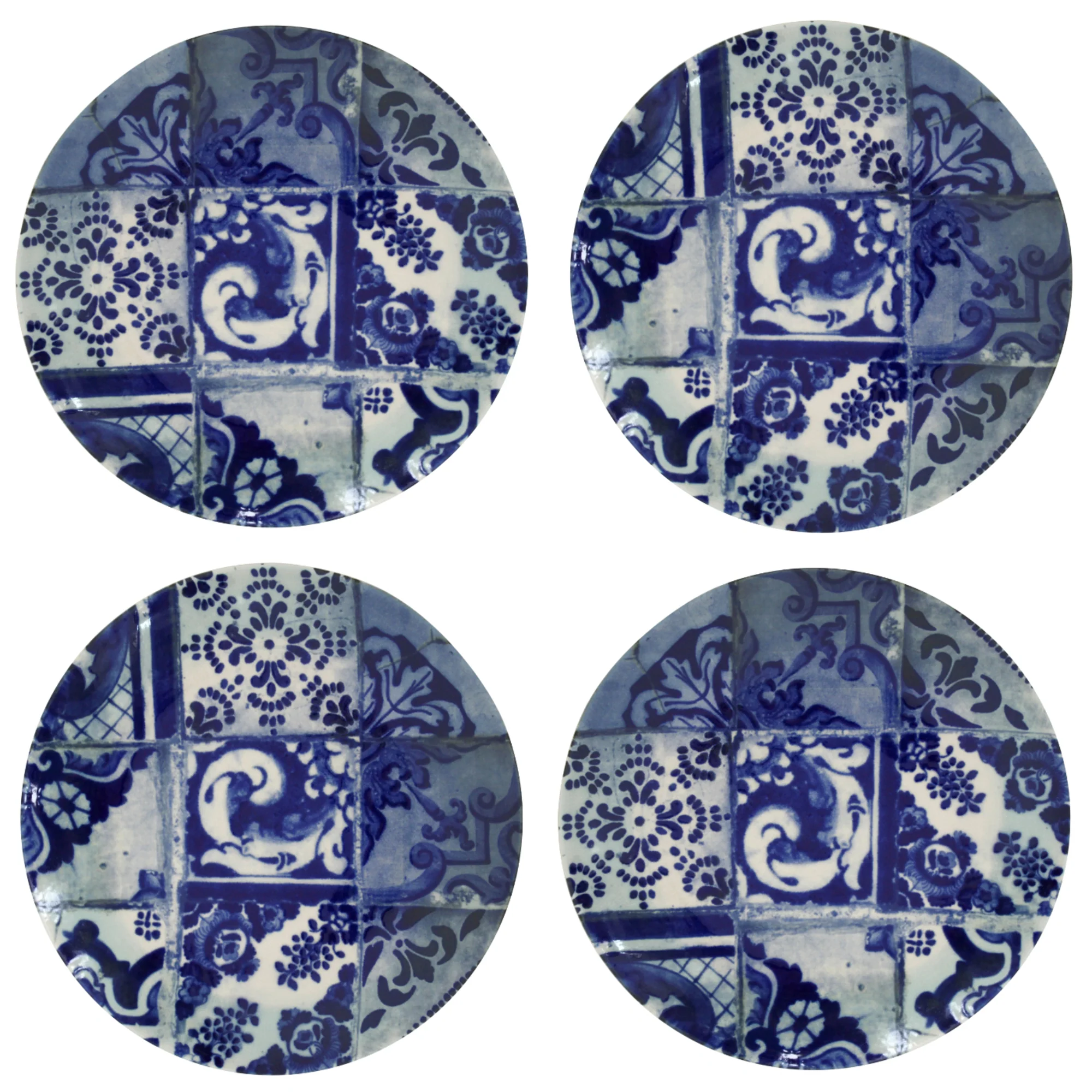 Set 4 Salad/Dessert Plates Lisboa