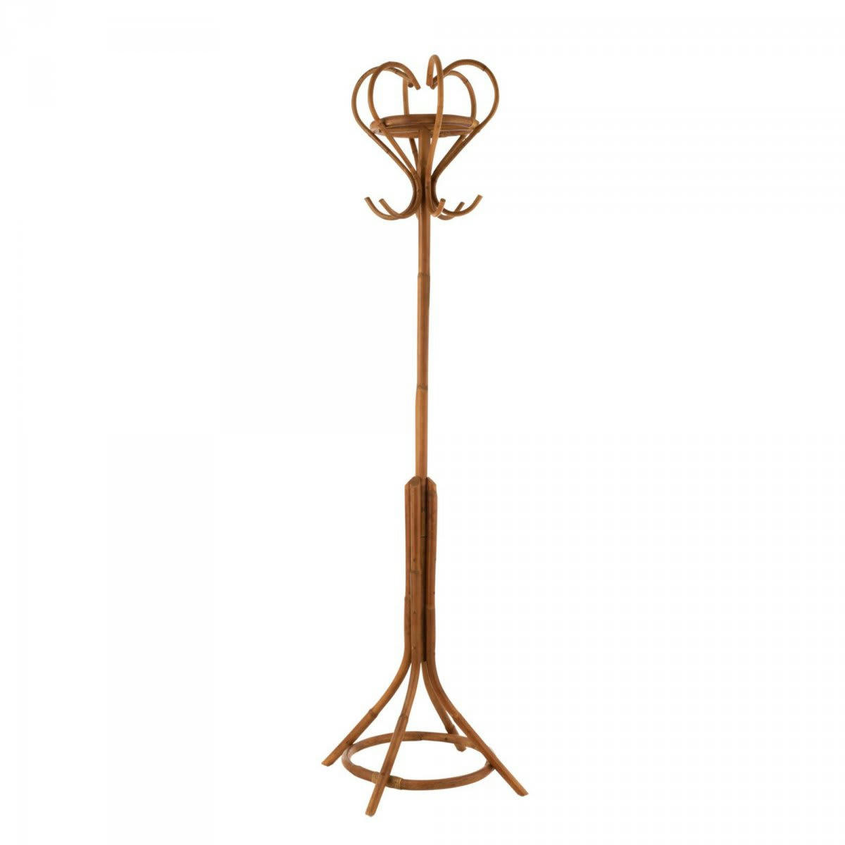 KABOUL - Porte manteau rétro en rotin