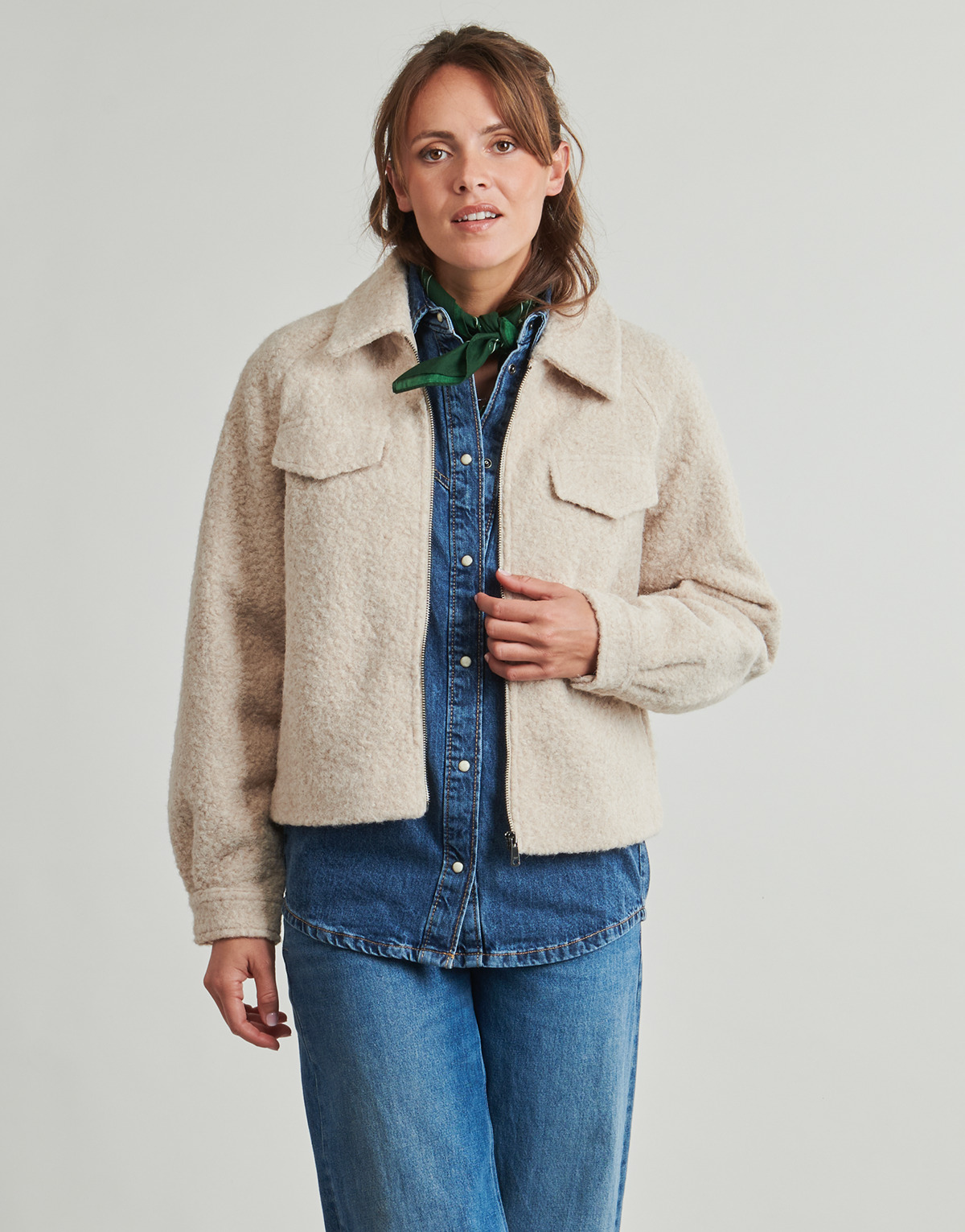 Only - ONLMALO BOUCLE - Beige