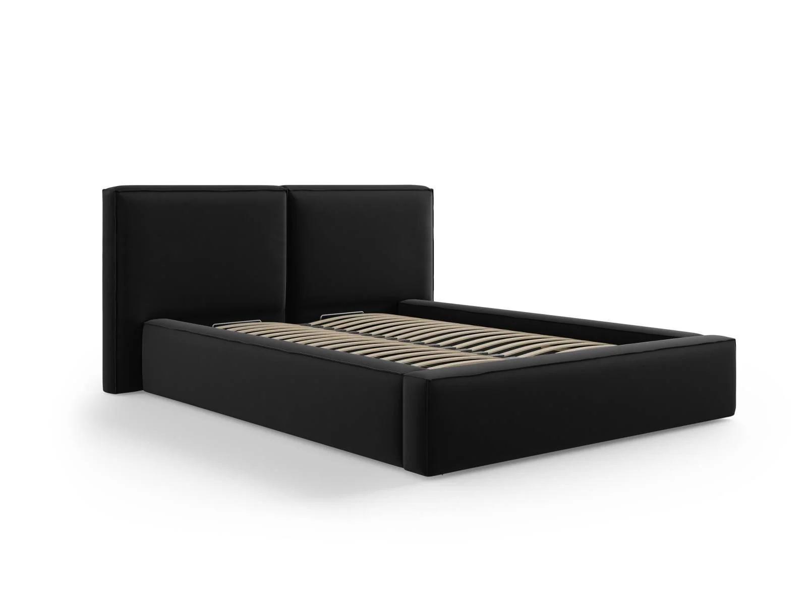 Bedframe Jodie met opbergruimte velvet 140 x 200 cm