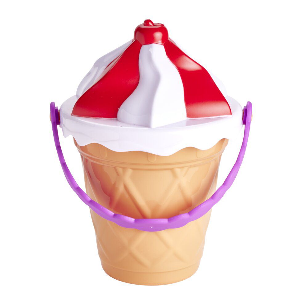 Seau de plage glacier enfant plastique Ø17xH23,5 (11 pièces)