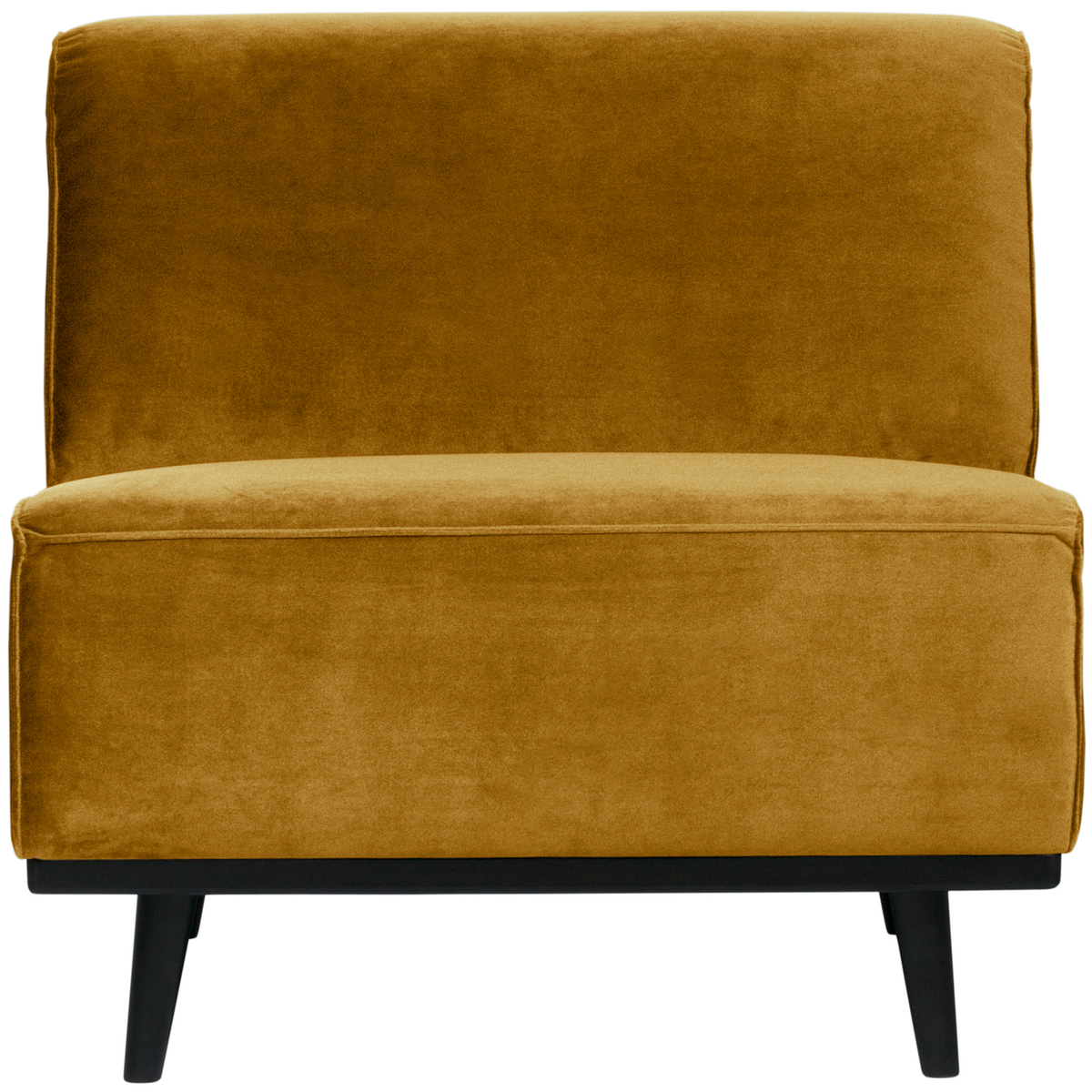 WOOOD 1-zits element Statement - Velvet - Honing Geel - 77x79x93