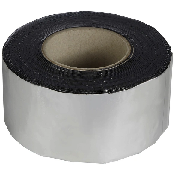 Bitumenband, 10,0 m x 7,5 cm, Aluminiumfarben