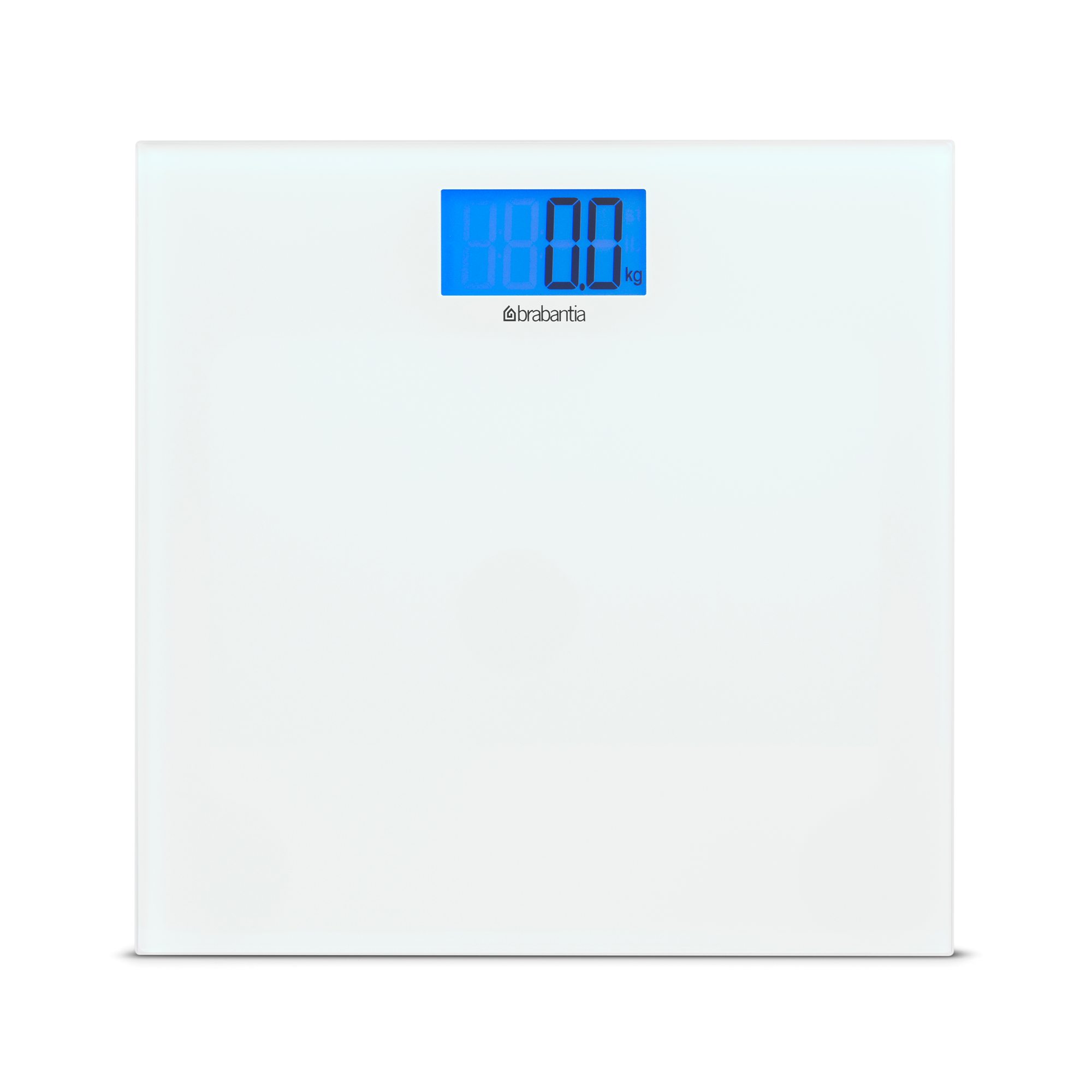Brabantia Digitale personenweegschaal op batterijen, glas - White