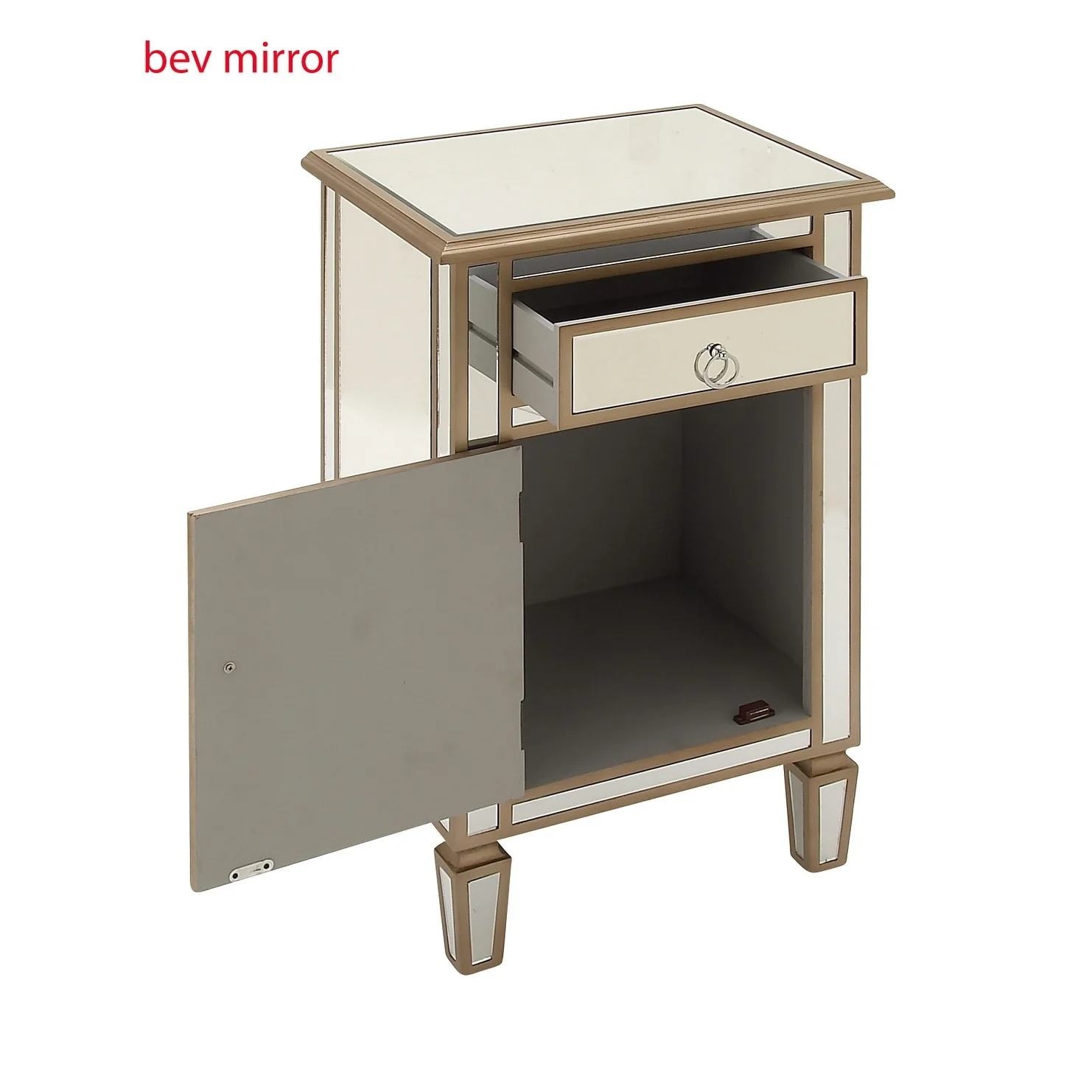 Surprising Wood Mirror Side Cabinet