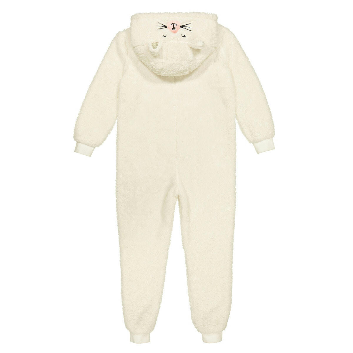 Surpyjama en polaire douce, brodé chat