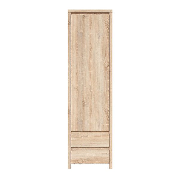 Armoire colonne 1 porte 2 tiroirs Soren Bois