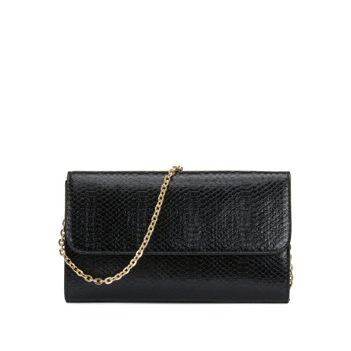 Sac à main bandoulière chaine, forme rectangulaire