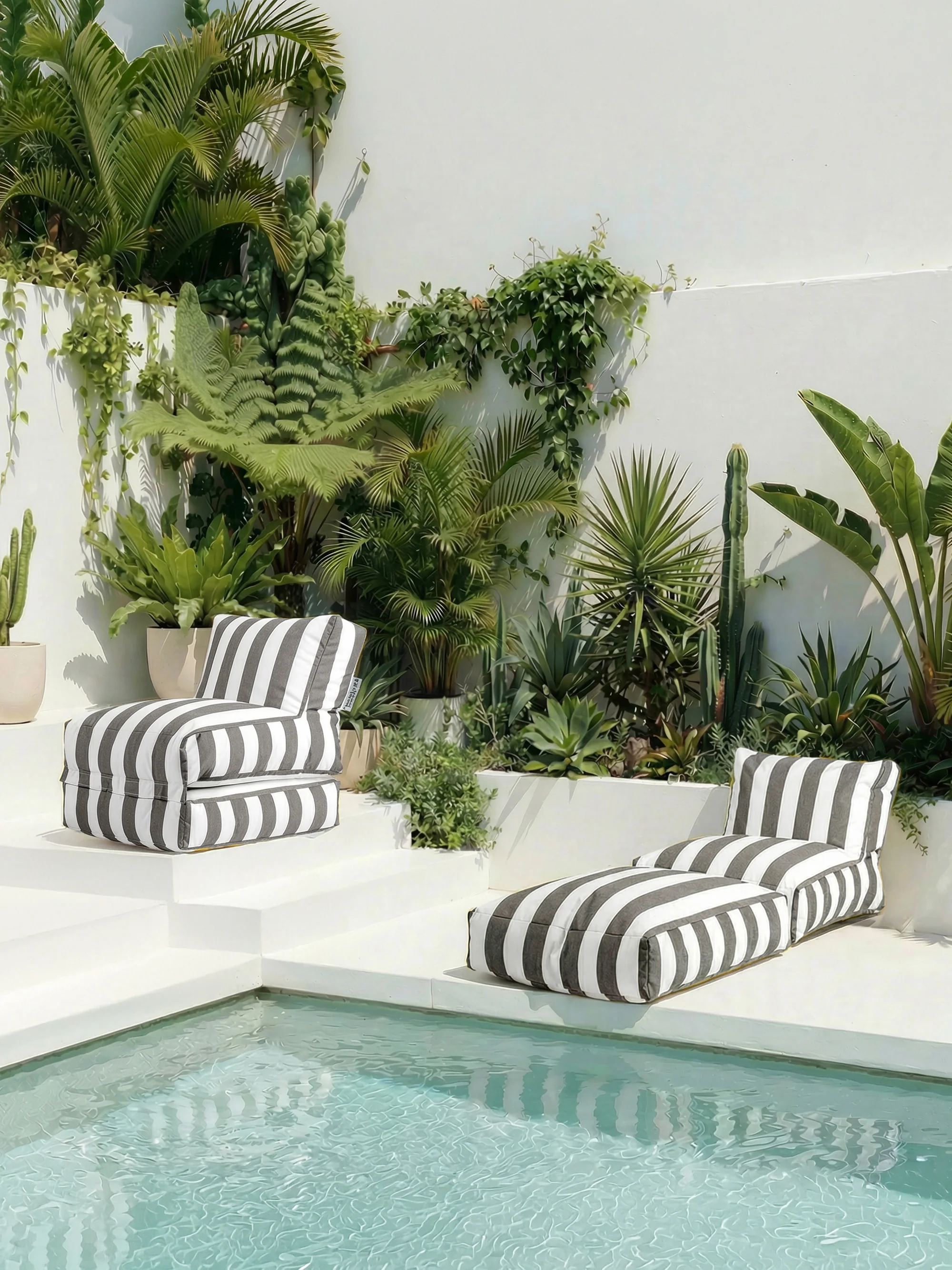 Garten-Liegesack Twist Santorin