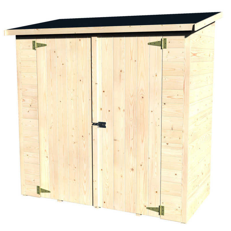 Abri de jardin adossé en bois Albecove 12 mm 1,82 x 0,91 m DÉCOR ET JARDIN